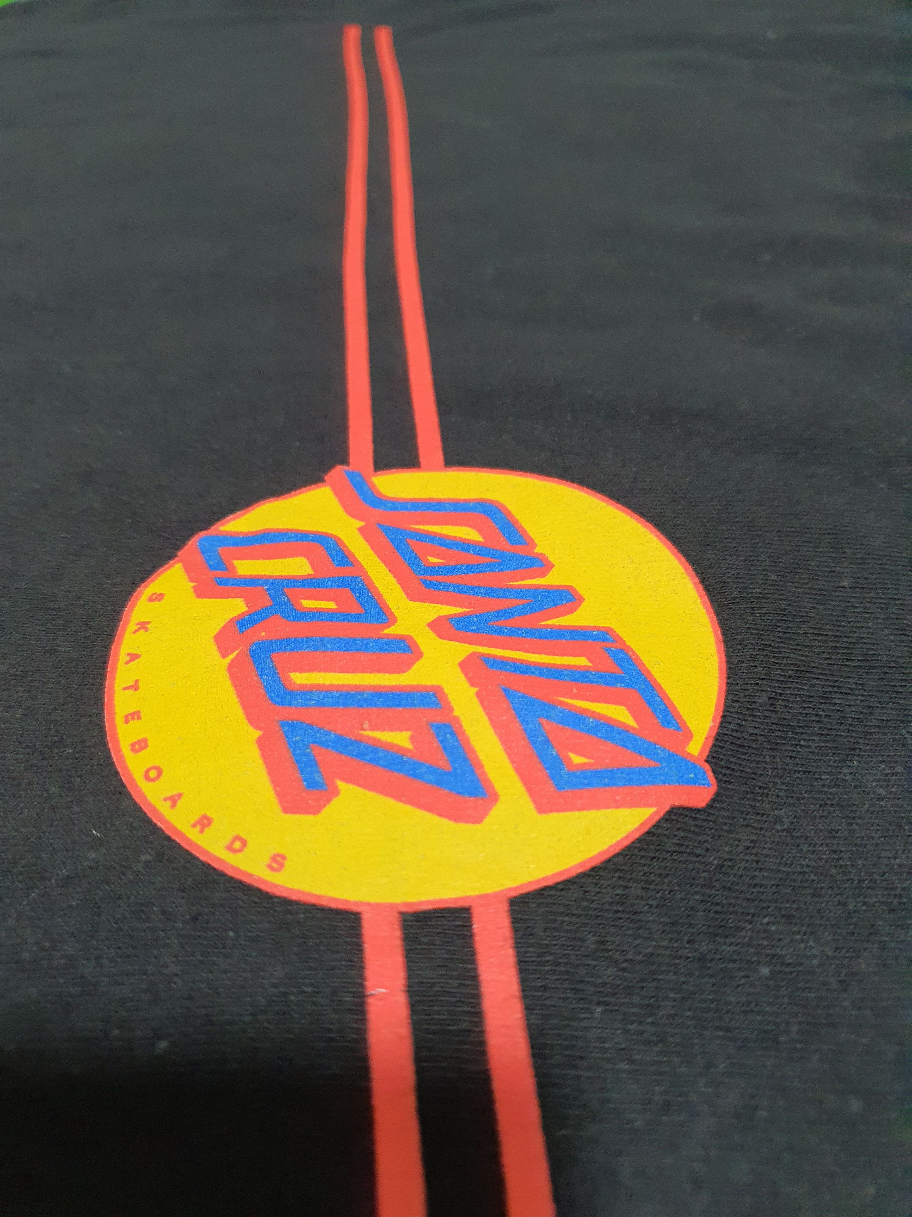 Santa Cruz Skateboards SANTA CRUZ 20”/28” BLACK T-SHIRT Size US M / EU 48-50 / 2 - 4 Thumbnail