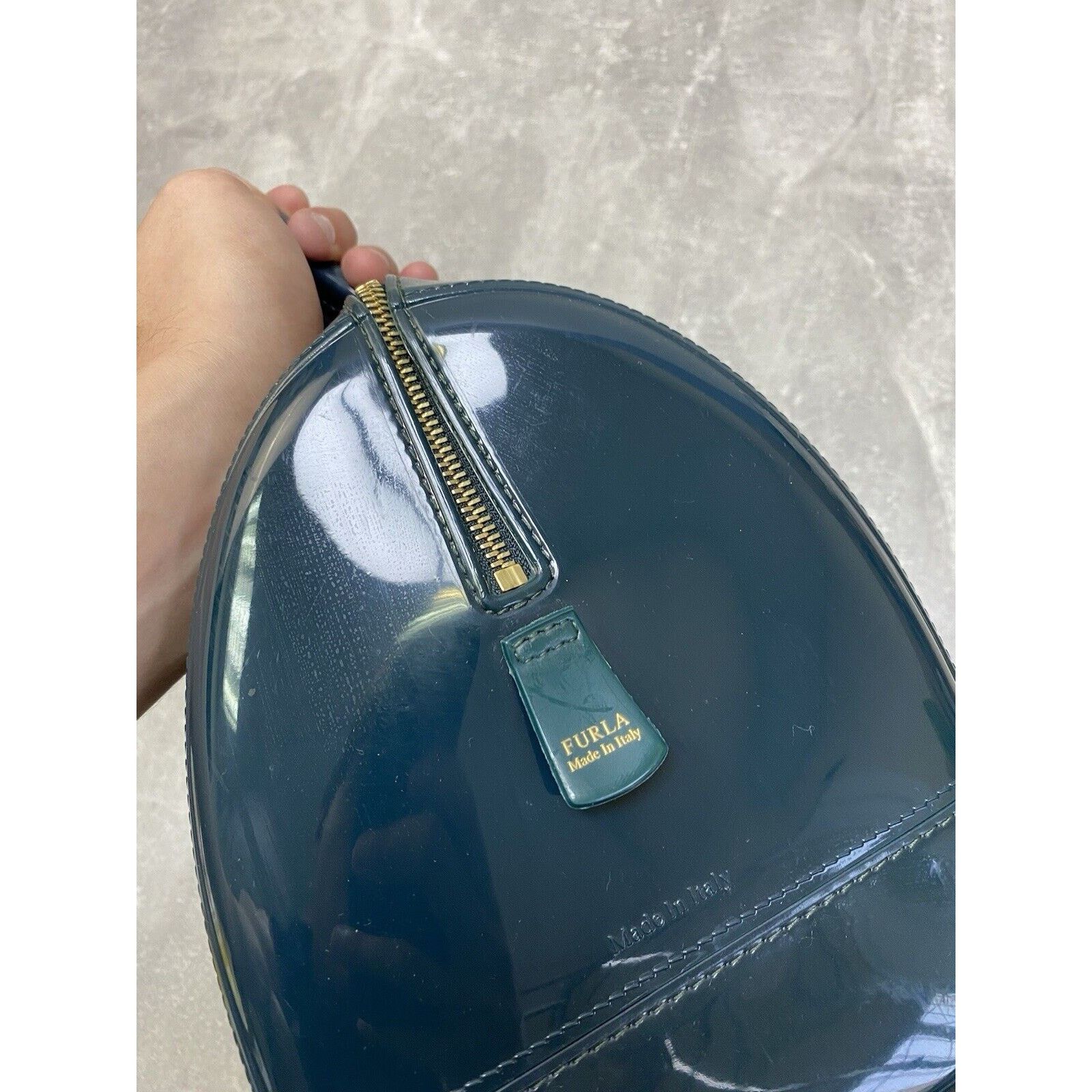 Furla Furla Candy Bauletto Jelly Rubber Studded Bag Handbag Gum Size ONE SIZE - 11 Thumbnail