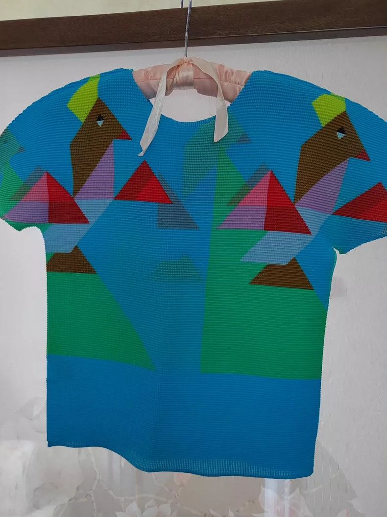 Issey Miyake issey miyake Origami bird short-sleeved shirt 2505-Nextarro Size M / US 6-8 / IT 42-44 - 5 Thumbnail