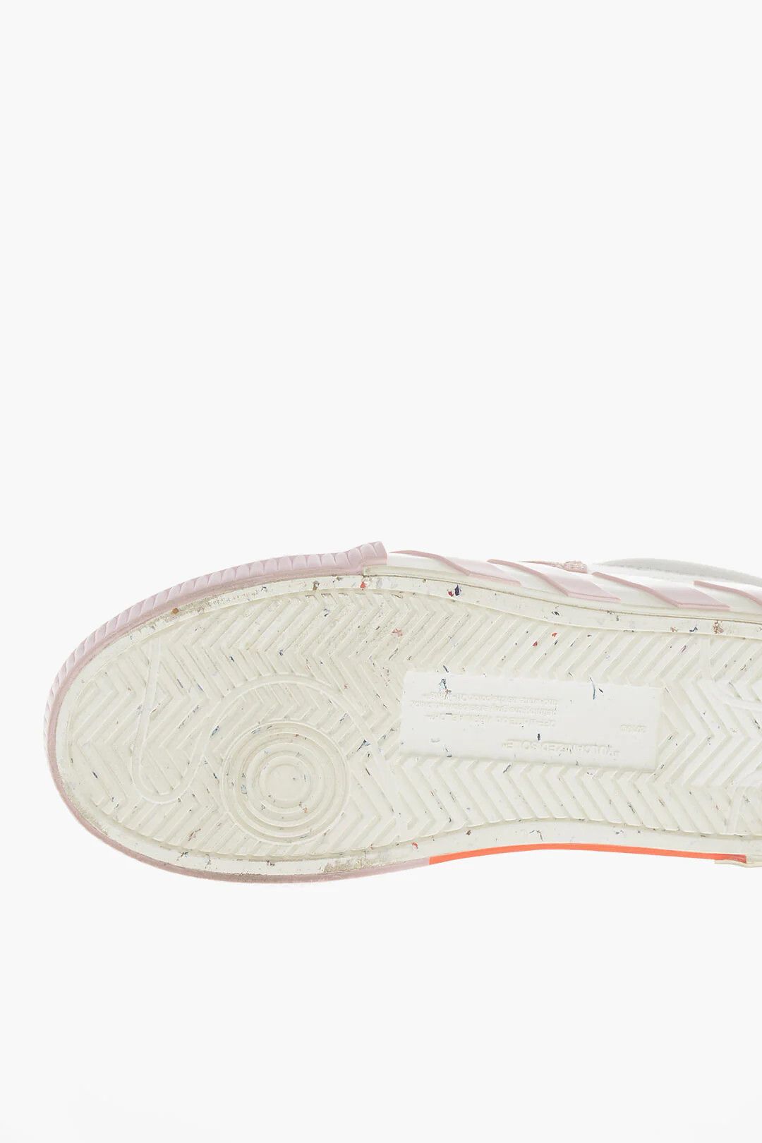 Off-White og1mm0426 Cotton Low-Top Sneakers in White & Pink Size US 5 / IT 35 - 5 Thumbnail