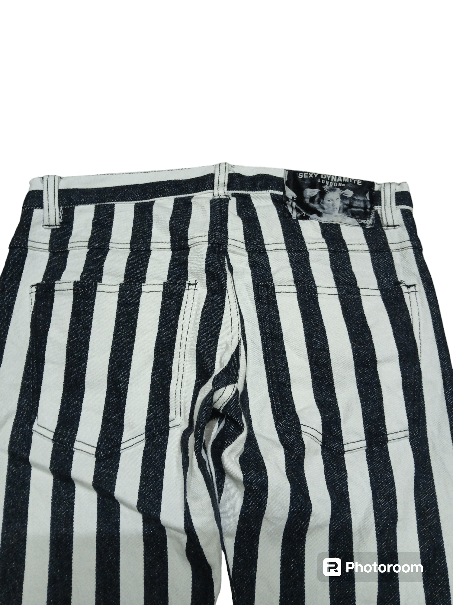 Japanese Brand sexy dynamite punk stripe jeans Size 30" / US 8 / IT 44 - 3 Thumbnail