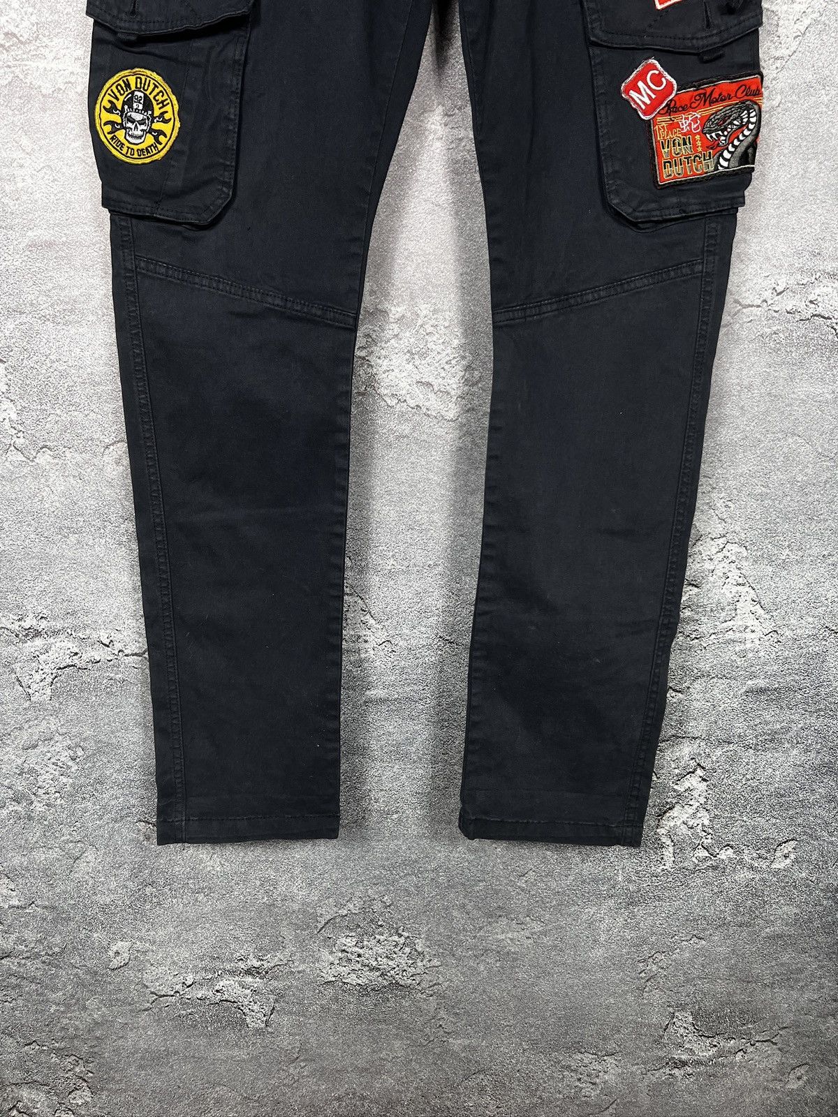 Von Dutch Von Dutch Cargo Utility Trousers Multiple Spellout Patches Size US 30 / EU 46 - 3 Thumbnail