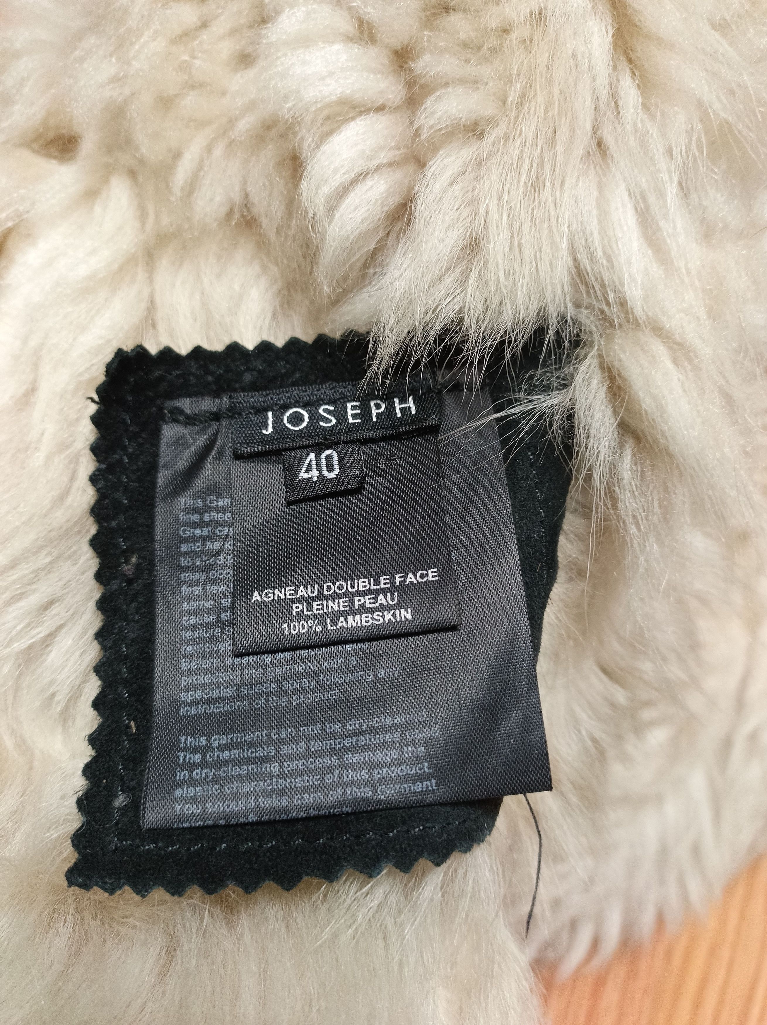 Joseph Joseph Lined Face Fur Vest Beige Lambskin Size EU 40 Size M / US 6-8 / IT 42-44 - 9 Thumbnail