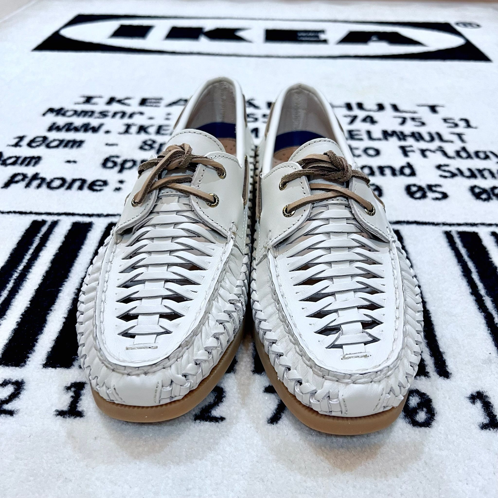 Sperry Sperry Authentic Original™ 2 Eye Woven Boat Shoe Flat Heel Size US 11 / IT 41 - 2 Thumbnail