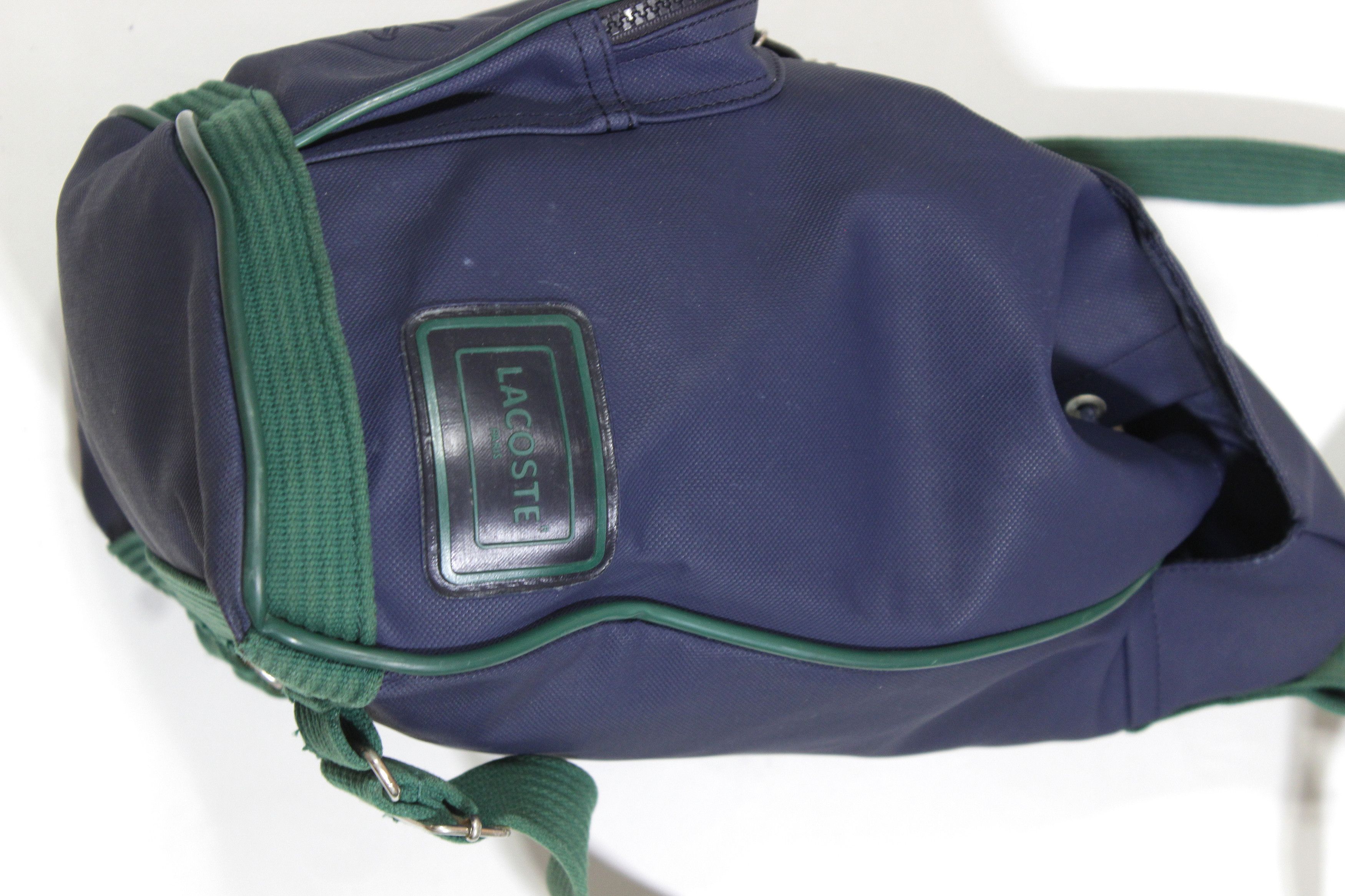 Lacoste 90S Big Logo Backpack Made in France Size ONE SIZE - 3 Thumbnail