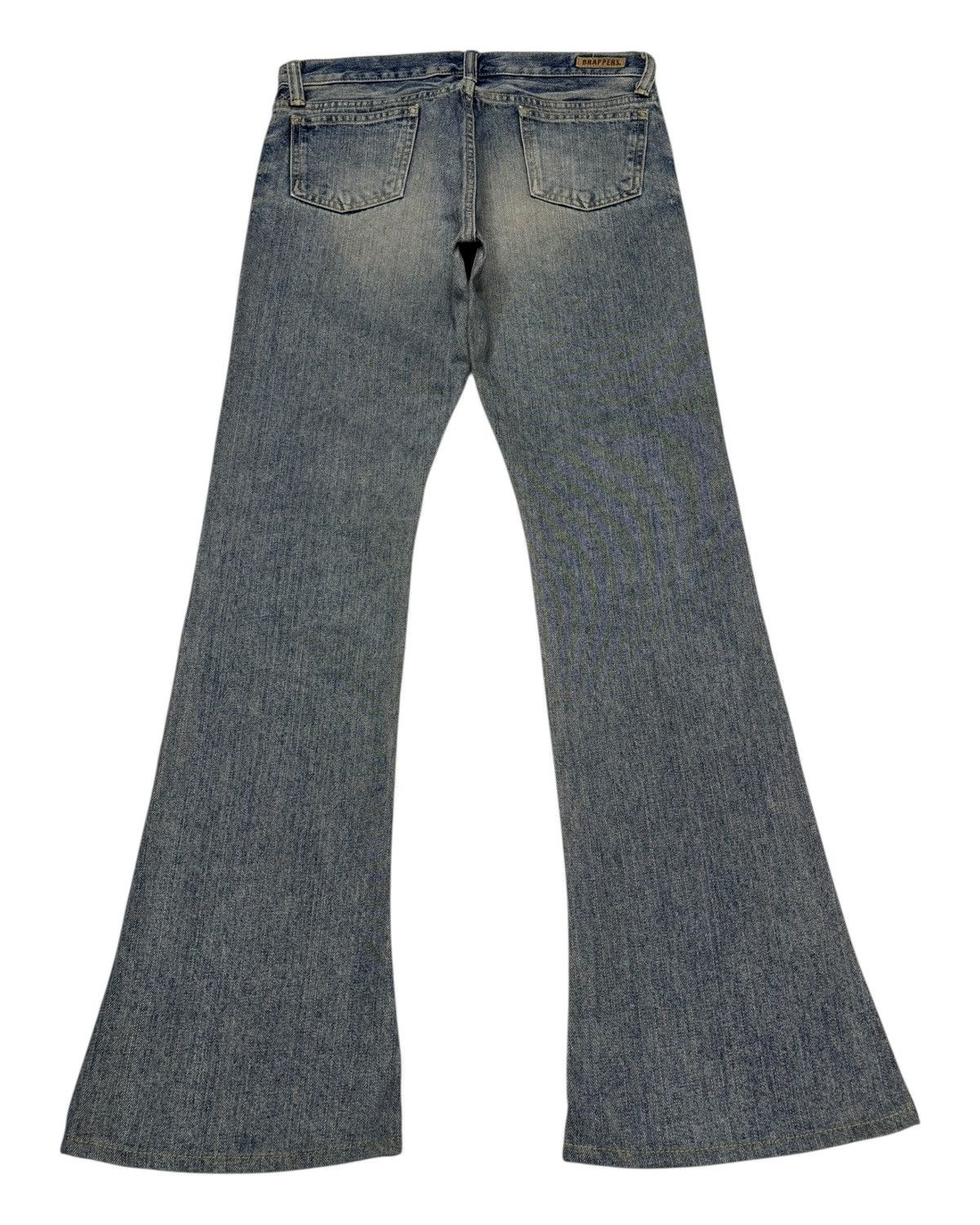 Yasuyuki Ishii Flare Jeans Brappers Japanese Bootcut Denim Jeans Size US 31 - 2 Thumbnail