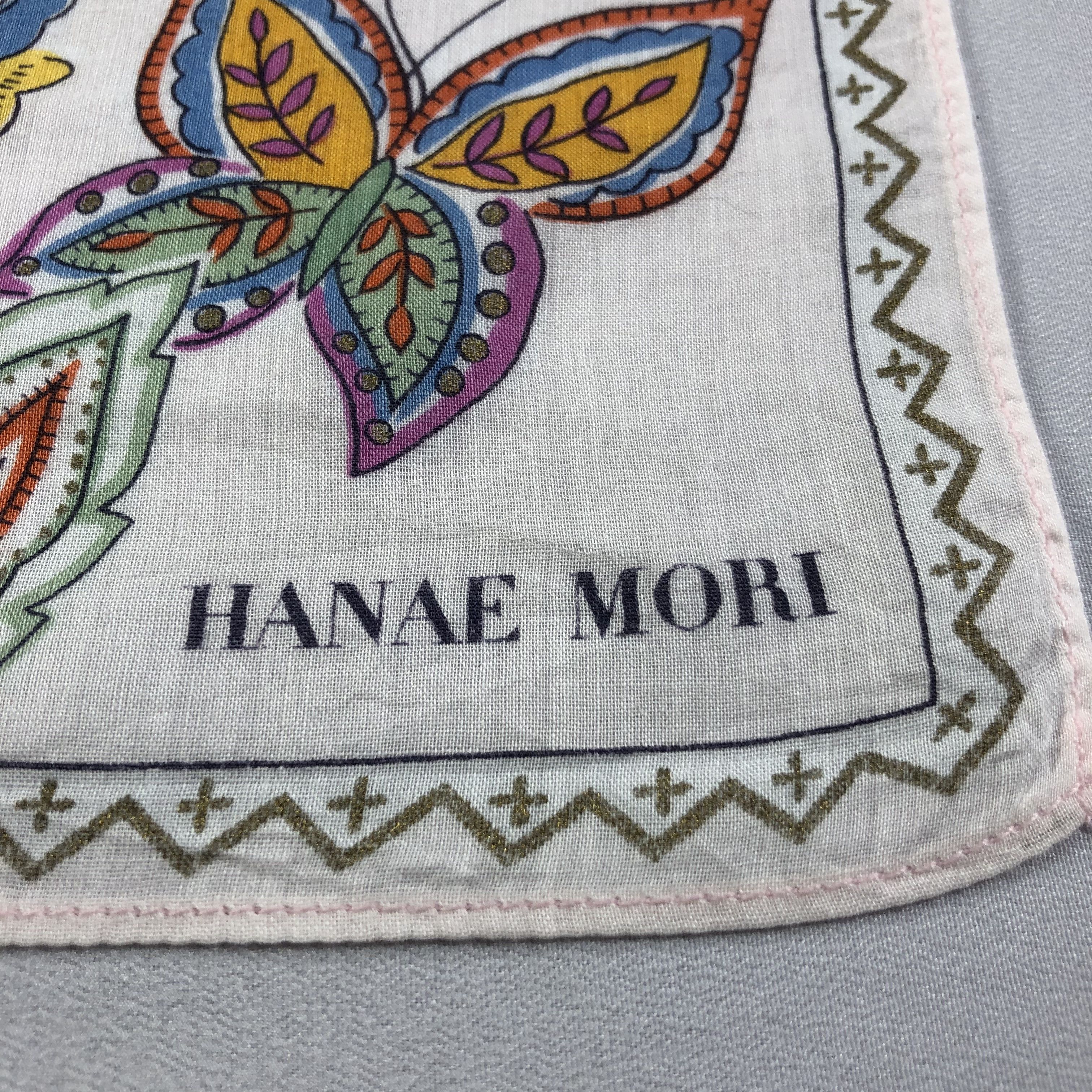 Hanae Mori Hanae Mori Handkerchief Neckerchief Bandana H1704 Size ONE SIZE - 3 Thumbnail