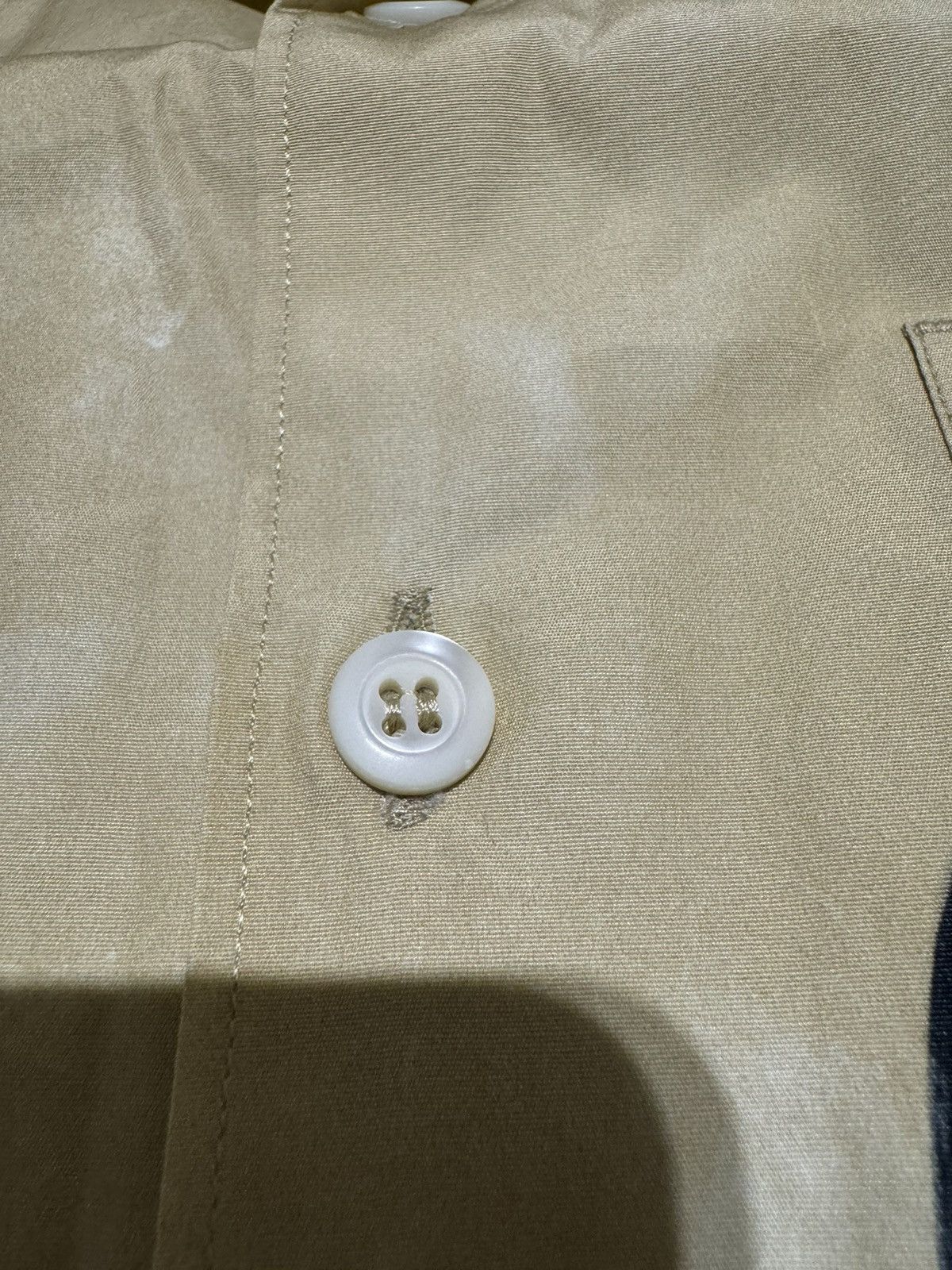 Prada Prada Sand and Flower Design Shirt Size US M / EU 48-50 / 2 - 3 Thumbnail