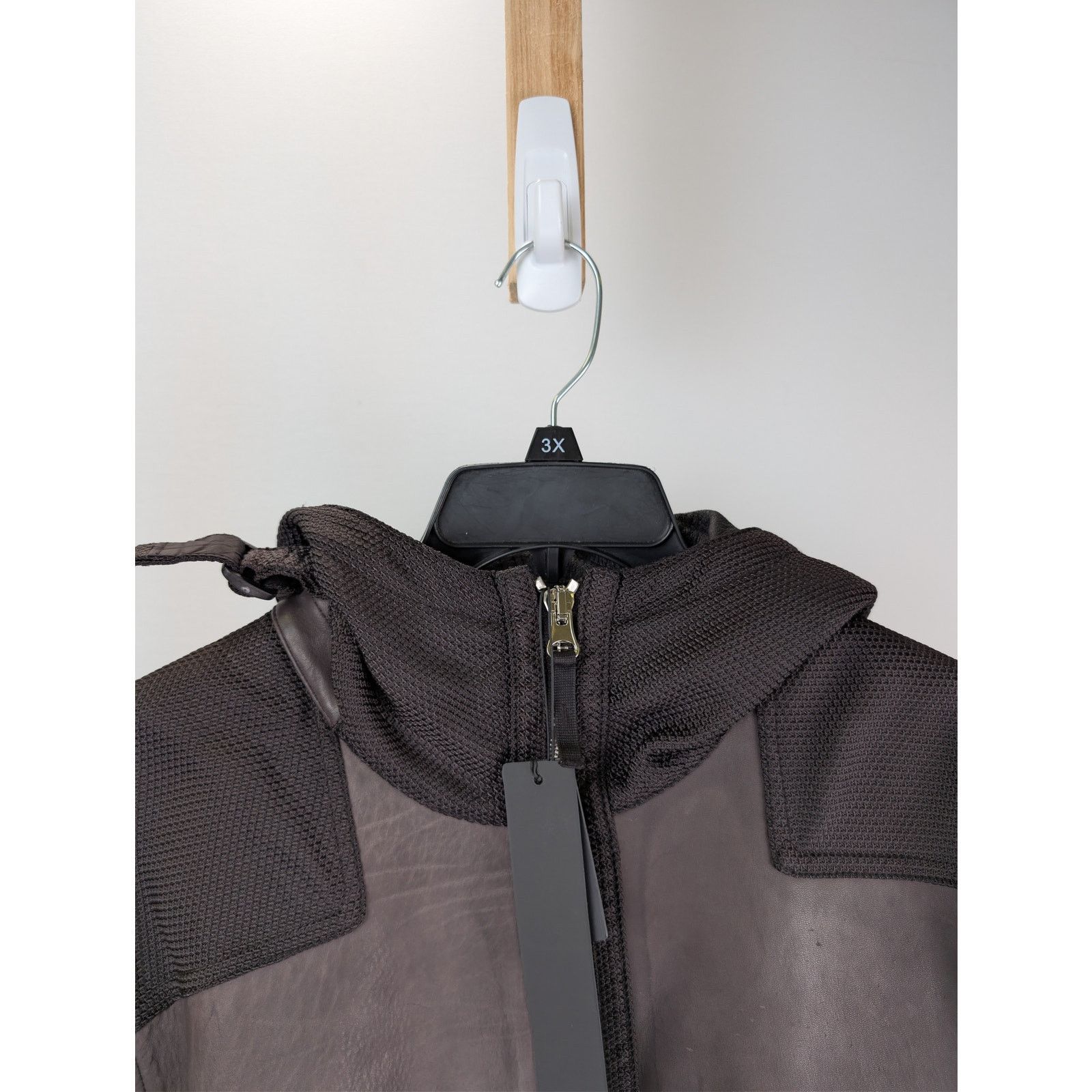 Stone Island o1rshd1 Real Leather Blouson Jacket in Dark Brown Size US L / EU 52-54 / 3 - 7 Thumbnail