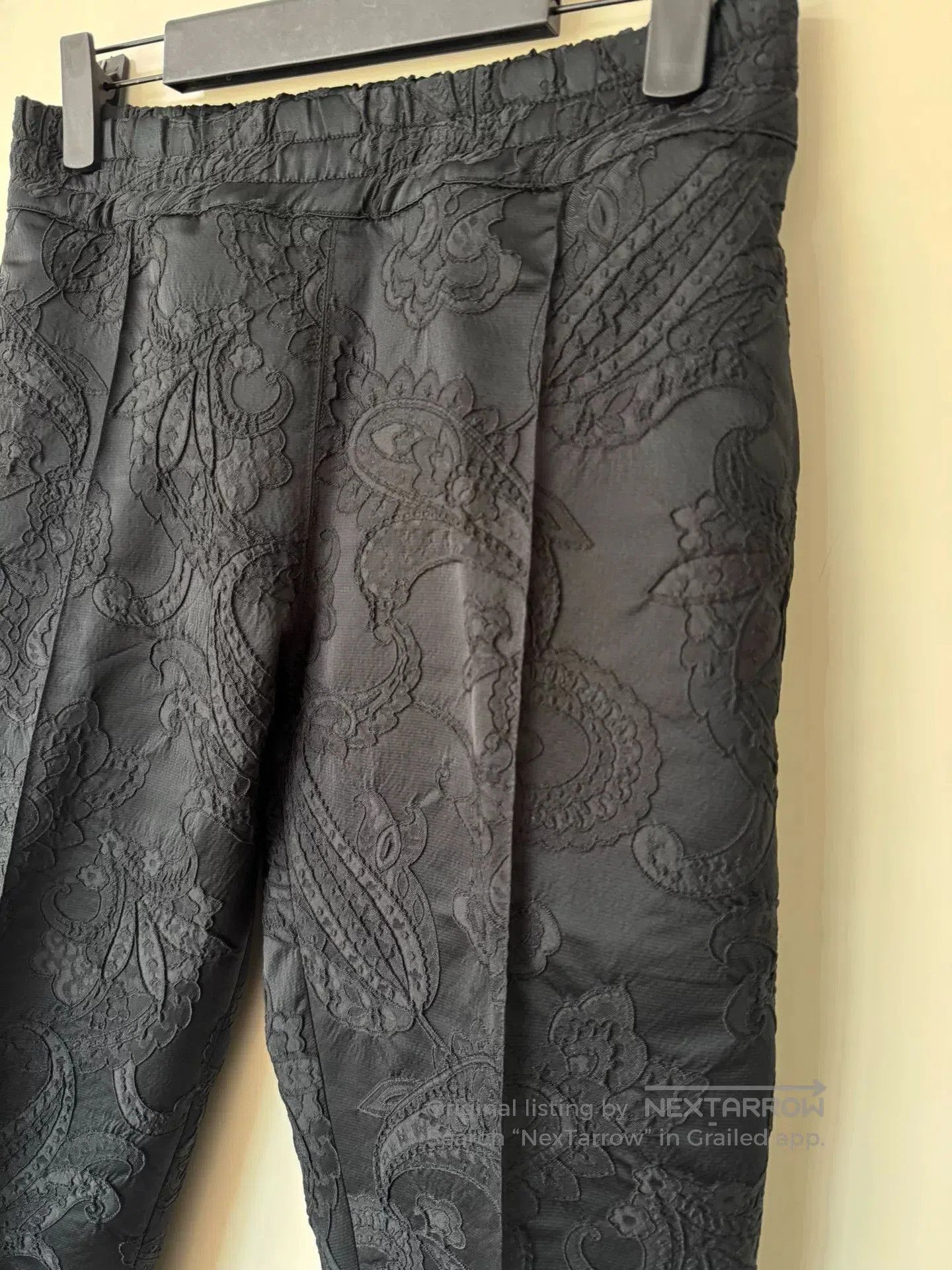 Alexander McQueen Alexander McQueen Embroidered Solid Straight. Size US 28 / EU 44 - 1 Thumbnail