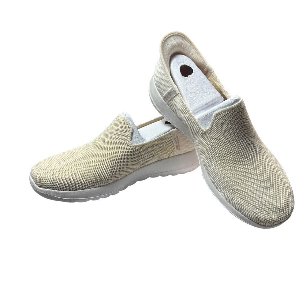 SKECHERS New Skechers Slip-Ins GO Walk Joy Vela Off White Sneakers S Size US 12 / IT 42 - 2 Thumbnail