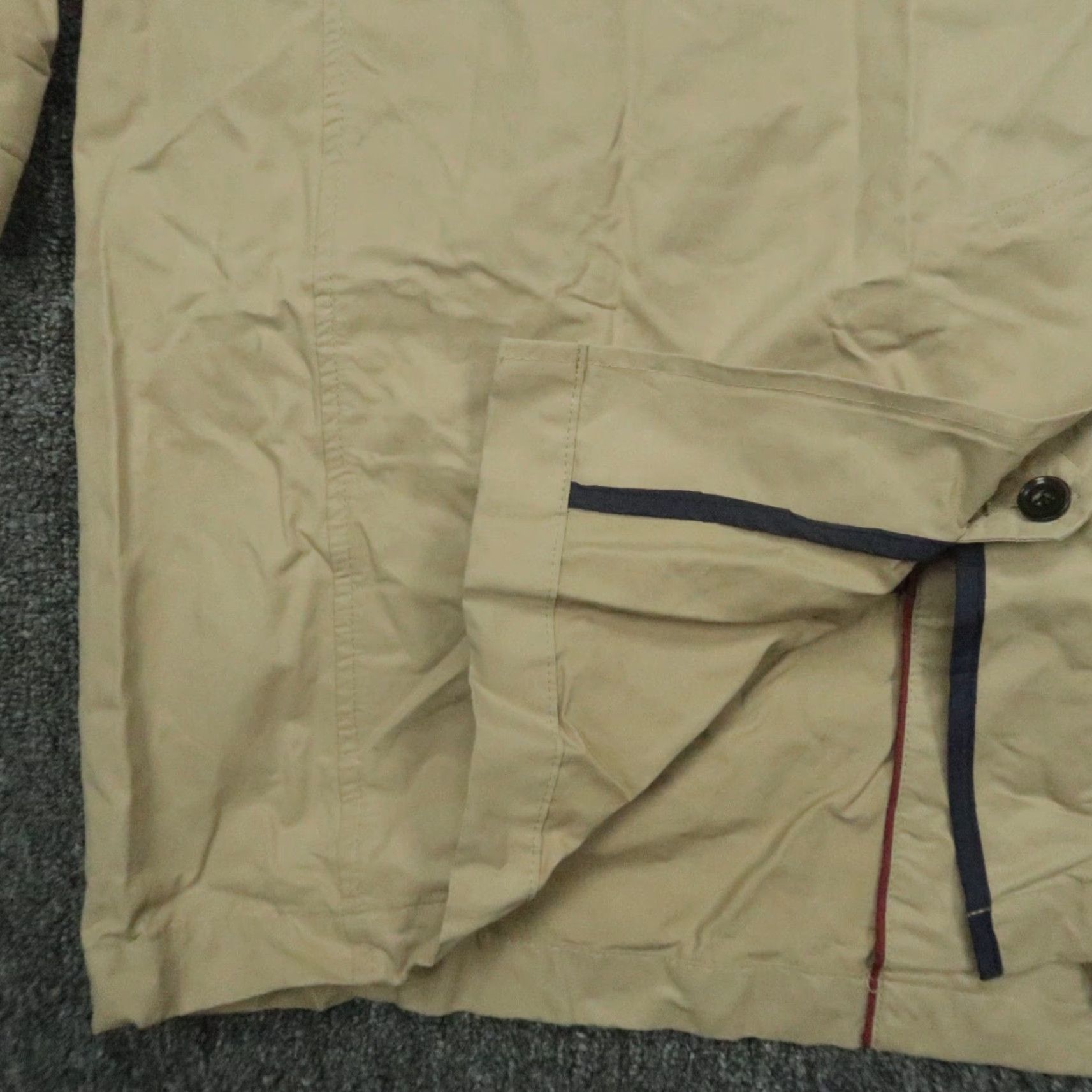Orvis Orvis Jacket Mens XL Long Waxed Cotton Button Hiking Hunting Lined Pockets Casual Travel Workwear Nylon Polyester Brown Tan Wax Cloth Series Kinder? Size US XL / EU 56 / 4 - 7 Thumbnail