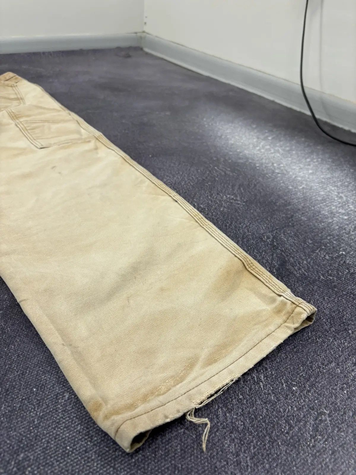 Dickies × Vintage Vintage Dickies Faded Mustard Work Hype Baggy Pants Size US 36 / EU 52 - 4 Thumbnail