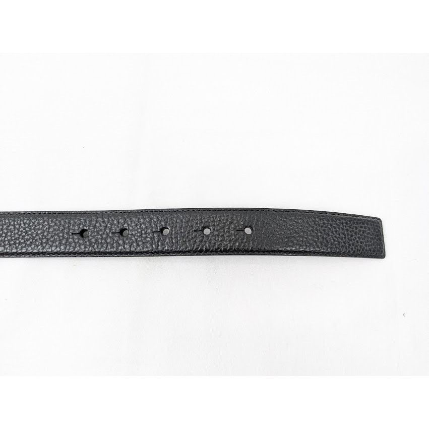 Amiri o1rshd1 Size: 70 / Pebbled Enamel Belt in Black Size 26 - 9 Thumbnail
