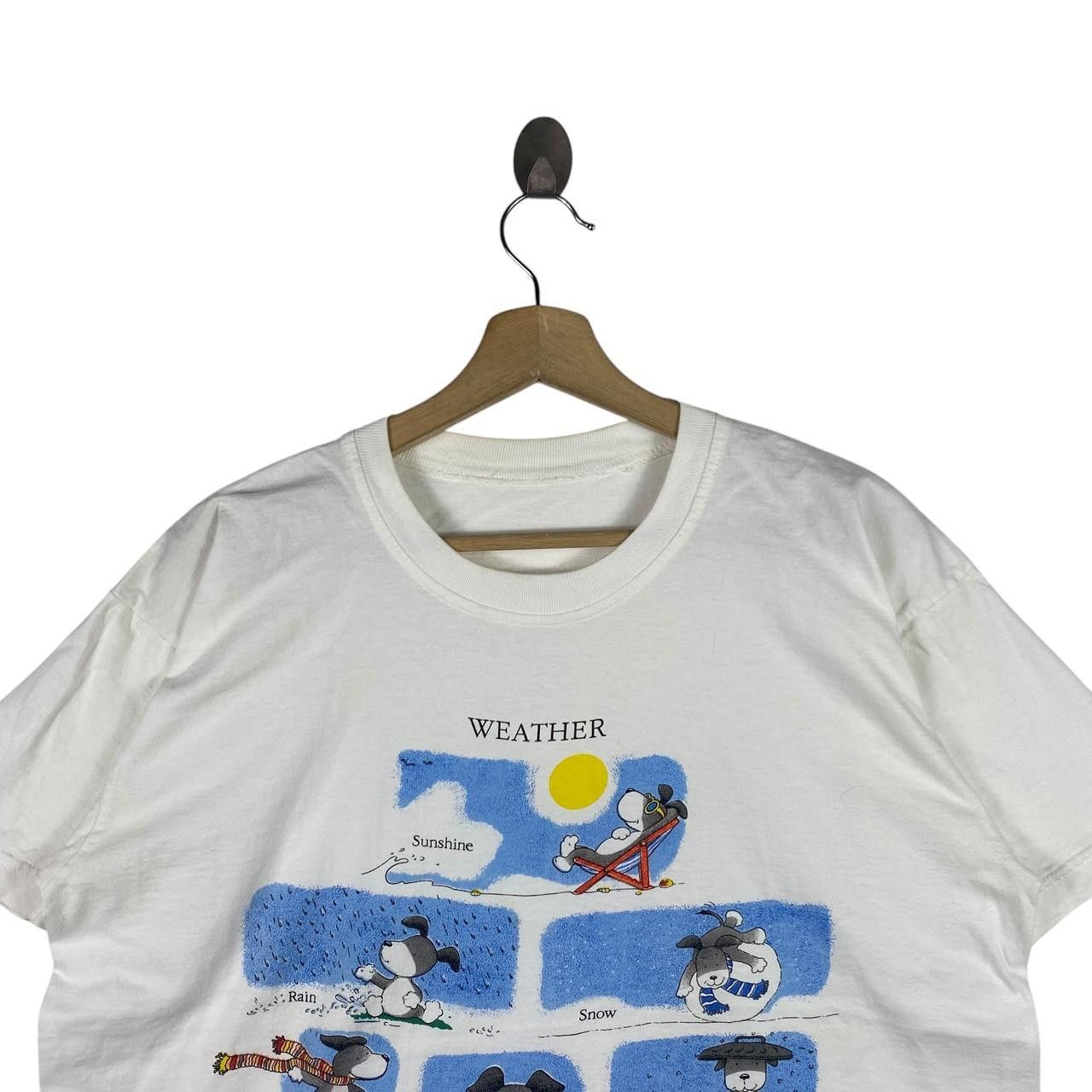Vintage Vintage KIPPER’S BOOK OF WEATHER Mick Inkpen Tee Shirt Top Size L / US 10 / IT 46 - 2 Thumbnail