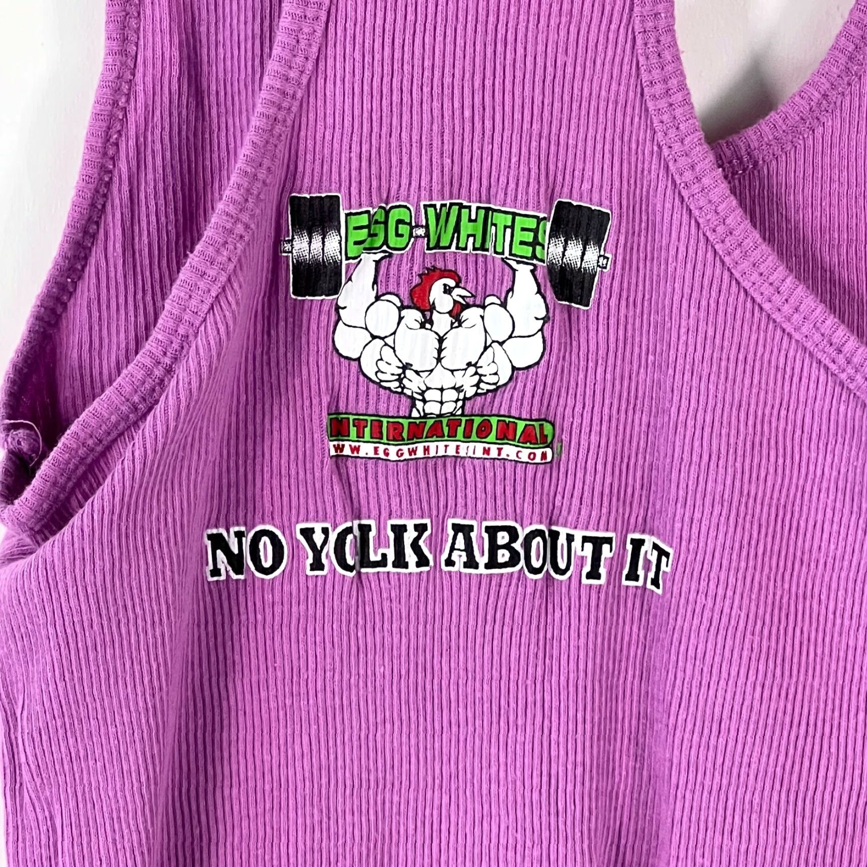 Bell Bella Tank Purple Graphic Print Activewear Women L Shirt Size L / US 10 / IT 46 - 4 Thumbnail