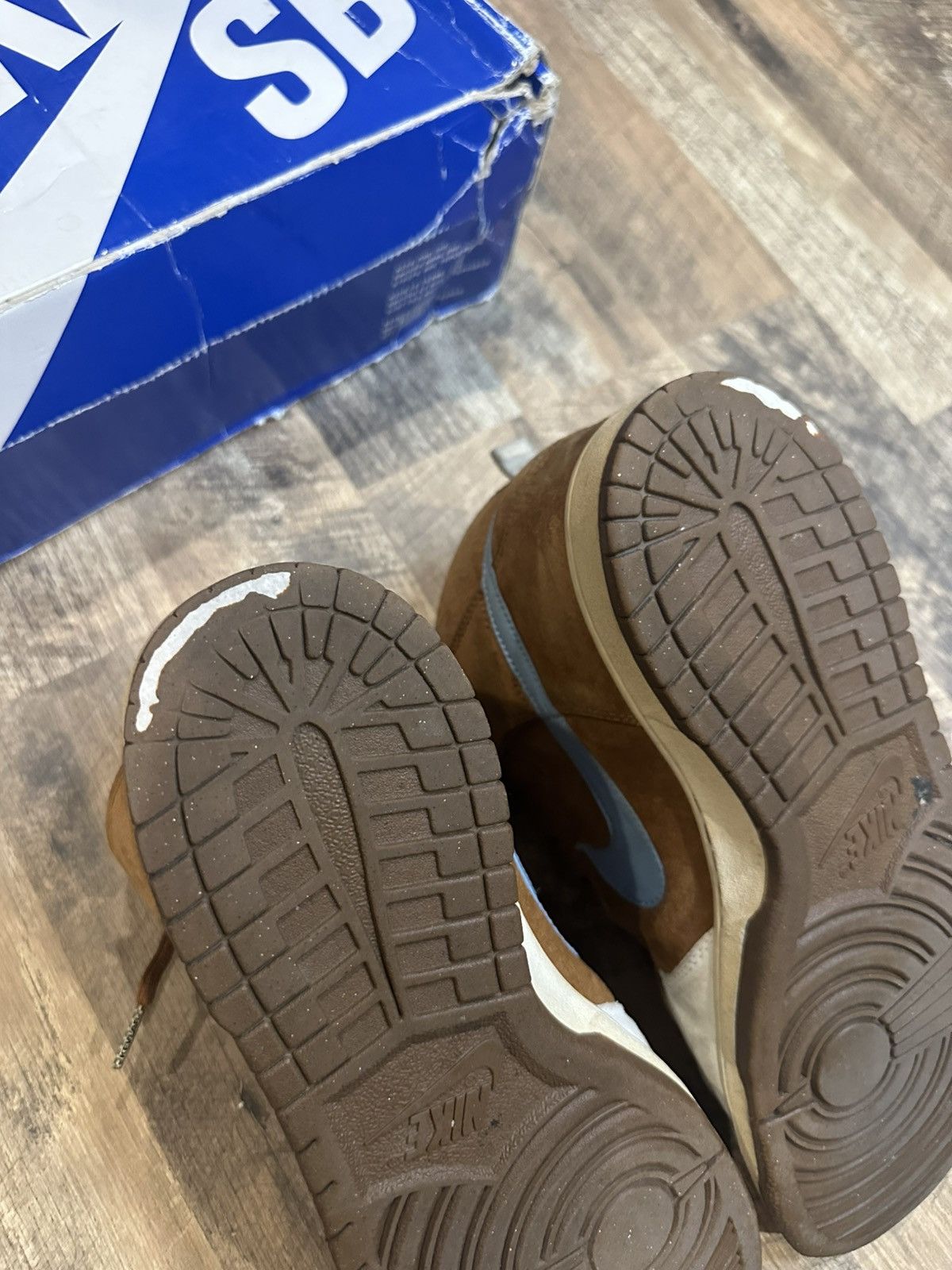 Nike × Vintage Nike Dunk High Premium SB ‘Skate Mental’ 2009 OG Box Size 12 Size US 12 / EU 45 - 8 Thumbnail