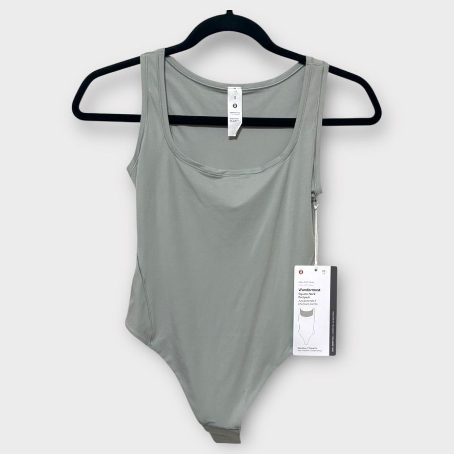 Lululemon NWT Lululemon Wundermost Bodysuit XS 4 Nulu Square-Neck Slee Size XS / US 0-2 / IT 36-38 - 3 Thumbnail