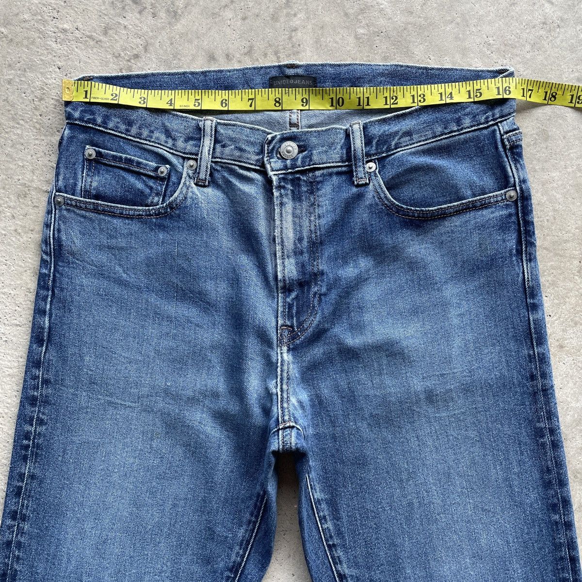 Japanese Brand Vintage Faded Japanese Brand Denim Jeans Pants W33x27.5 Size US 33 - 6 Thumbnail