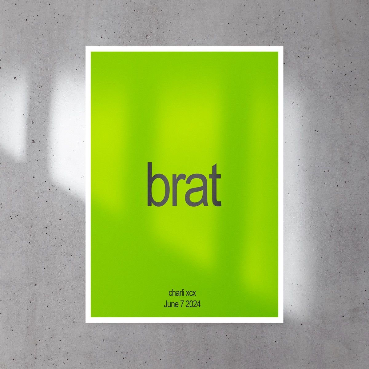 Other Brat Charli XCX Album Cover Poster | Grailed