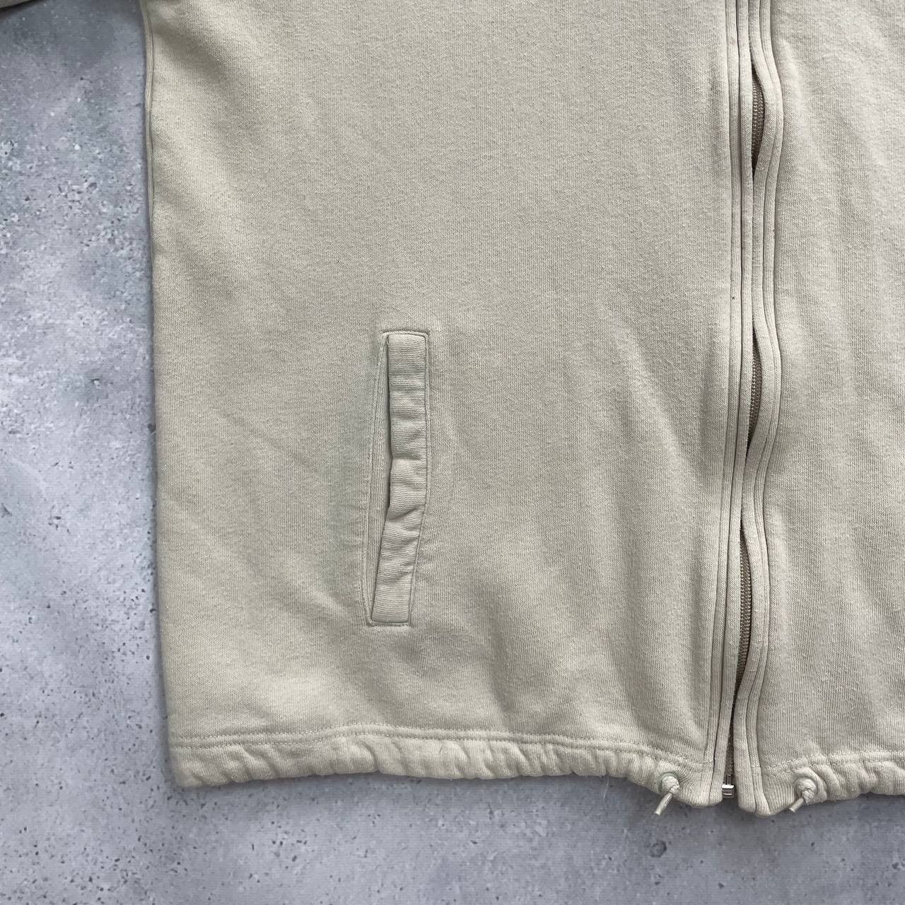 Nike × Vintage Vintage 2000s Nike Full-Zip Sweatshirt Beige Size M Size US M / EU 48-50 / 2 - 6 Thumbnail