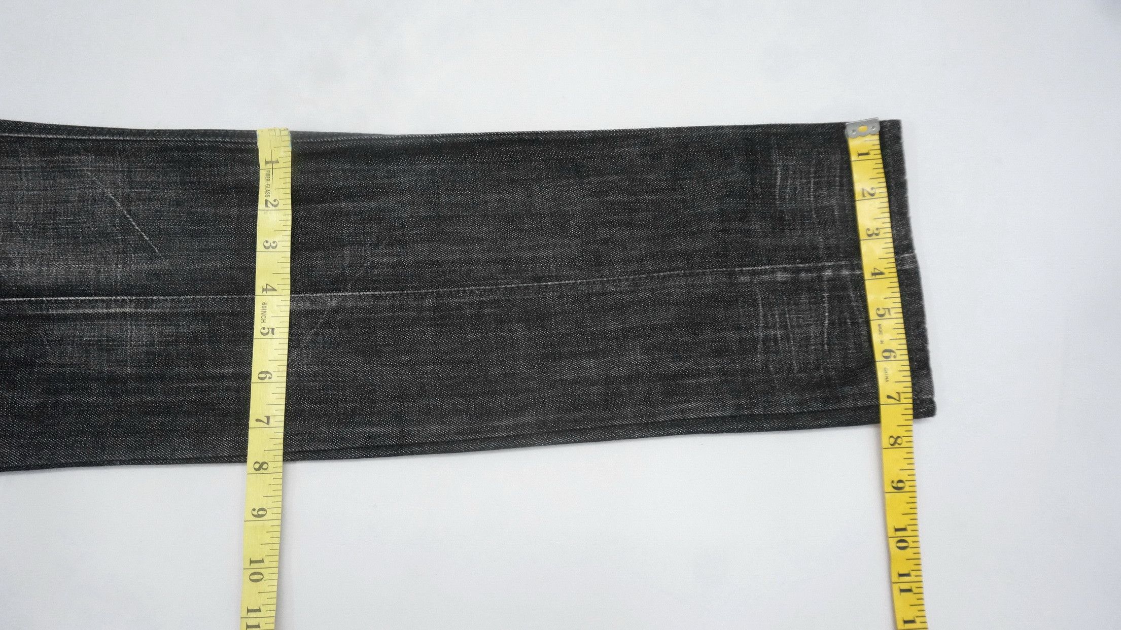 Japanese Brand ANTGAUGE Patchwork Sashiko Lowrise Black Jeans Size US 33 - 12 Thumbnail