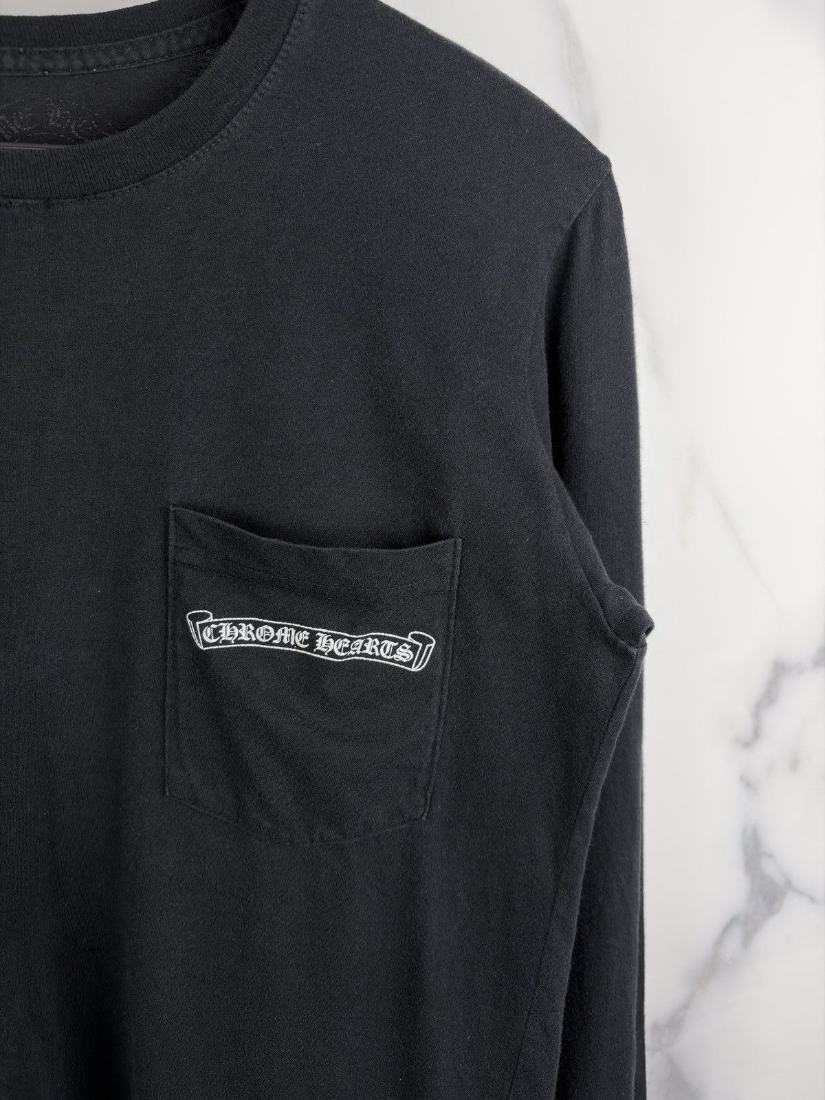 Chrome Hearts Chrome Hearts Vintage Plus Cross Logo Longsleeve Tshirt Size US S / EU 44-46 / 1 - 5 Thumbnail