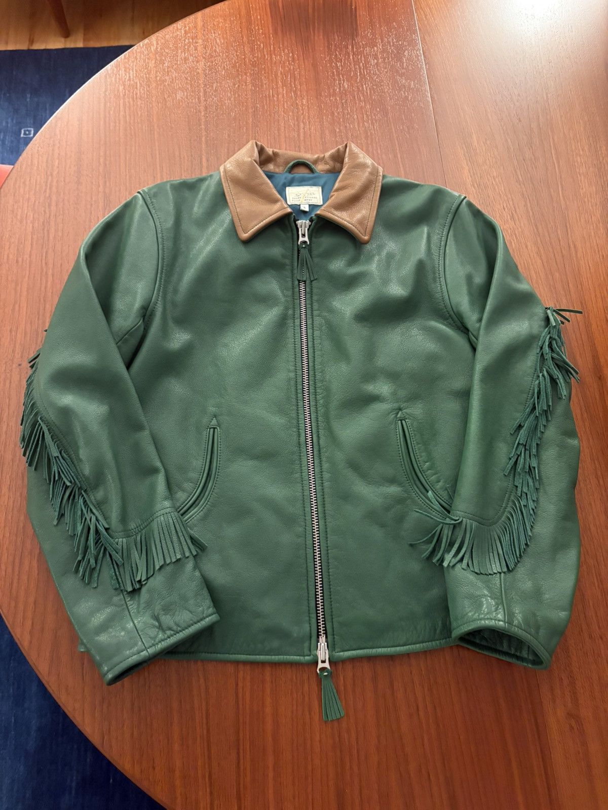 WYTHE WYTHE WESTERN FRINGE JACKET GREEN S Size US S / EU 44-46 / 1 - 1 Thumbnail