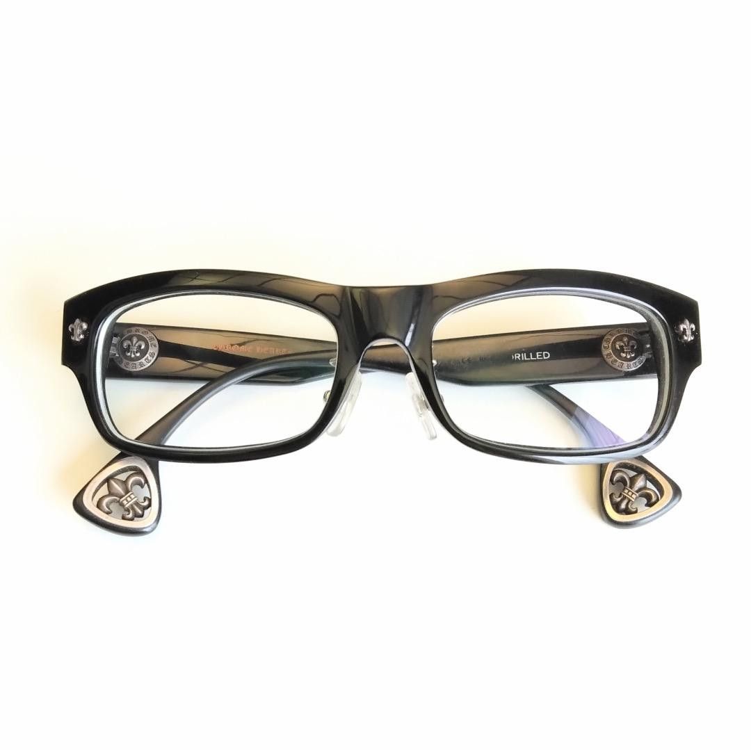 Chrome Hearts CHROME HEARTS DRILLED Eyeglasses Black Size ONE SIZE - 1 Thumbnail