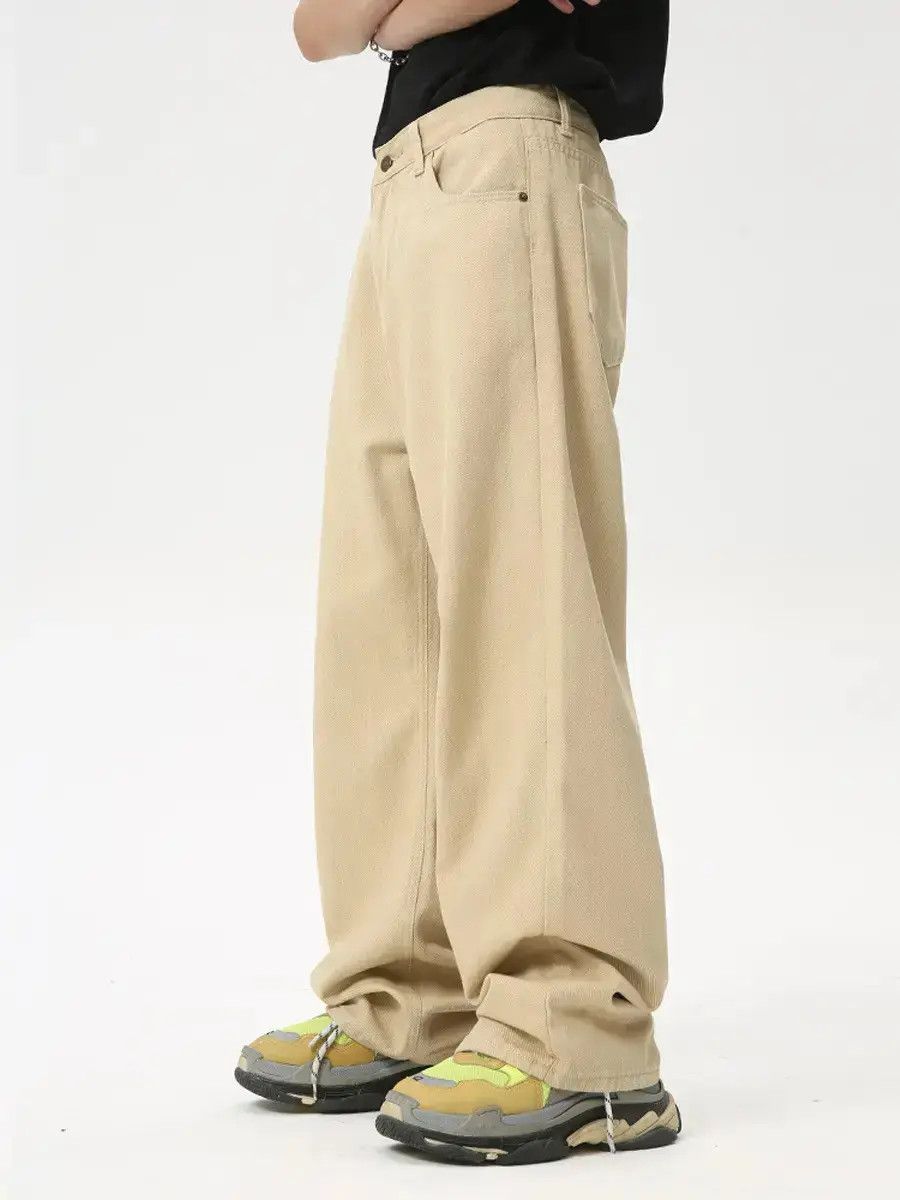 Japanese Brand Retro wide leg casual jeans Size US 32 / EU 48 - 4 Thumbnail