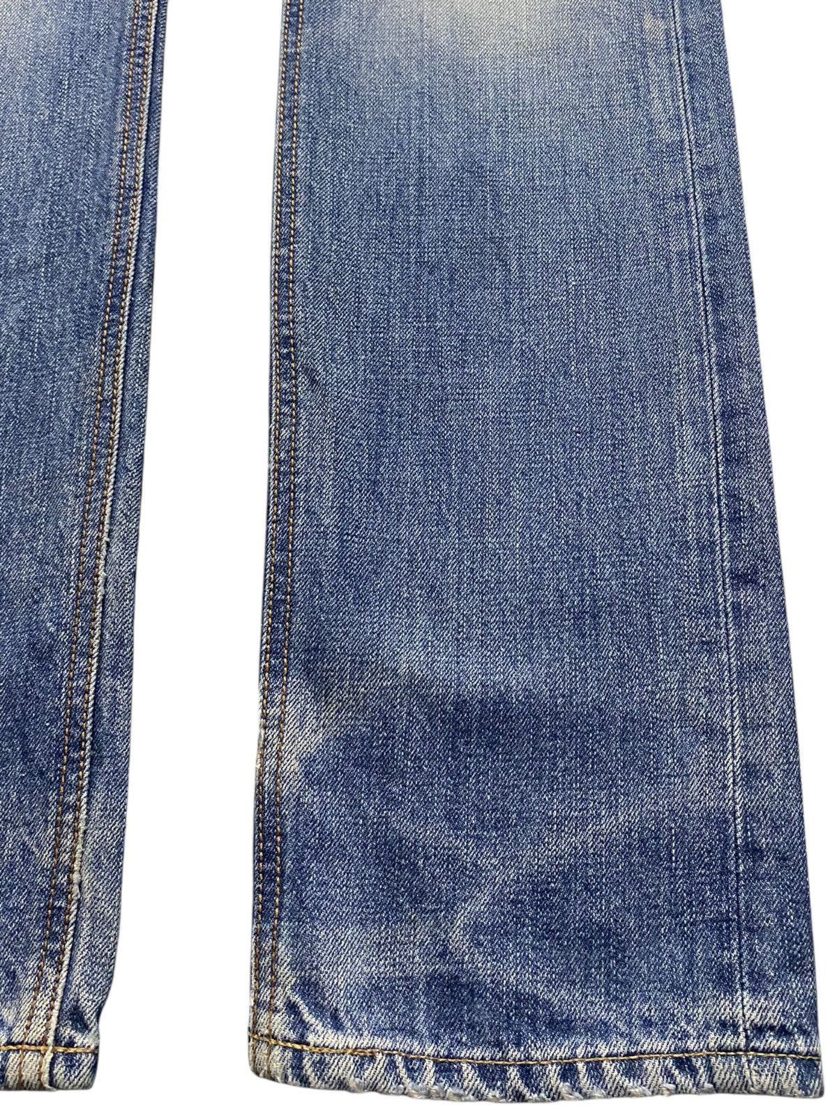 Lee × Vivienne Westwood Vintage Japan Lee Cowboy Buckle Back Distressed Skinny Jeans Size US 30 / EU 46 - 8 Thumbnail