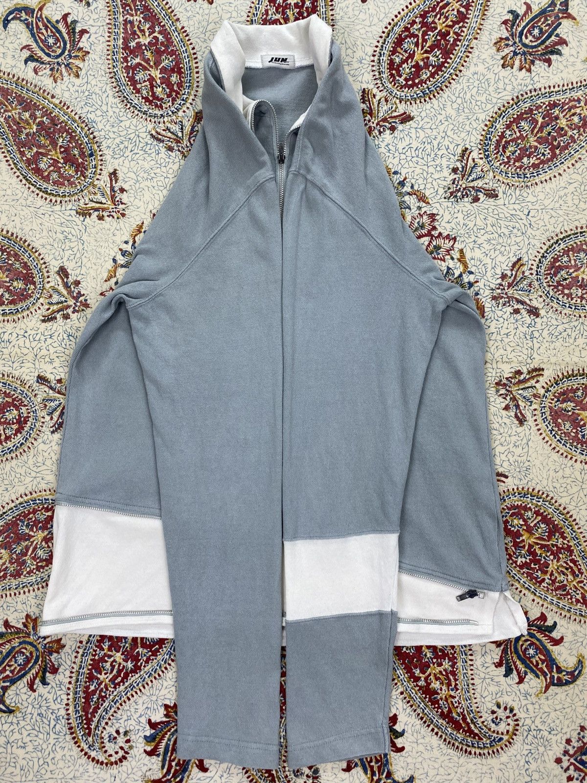 Japanese Brand Jun Men Half Zip Shirt Size US S / EU 44-46 / 1 - 6 Thumbnail