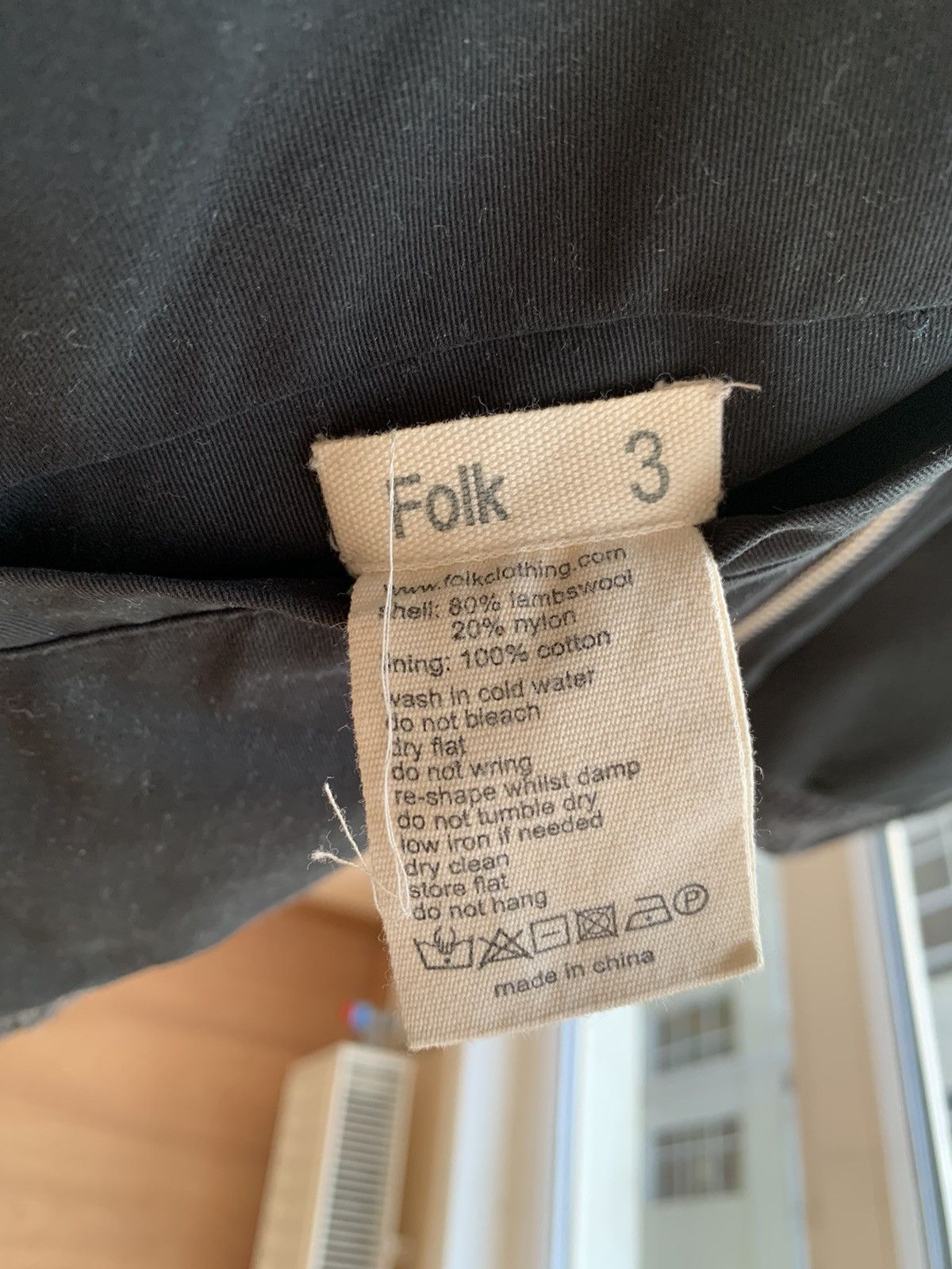 Folk Folk Wool Nylon Rib Knit Reversible Zip Jacket Size 3 Size US M / EU 48-50 / 2 - 13 Thumbnail