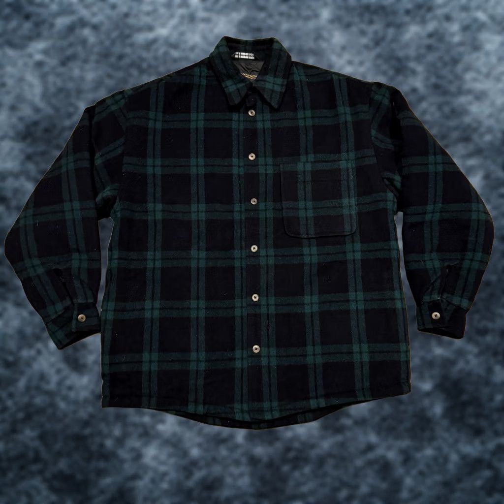 Brooks Brothers VINTAGE Brooks Brothers Jacket M Blackwatch Flannel Button Up Quilted Lined Vtg Size US M / EU 48-50 / 2 - 1 Thumbnail