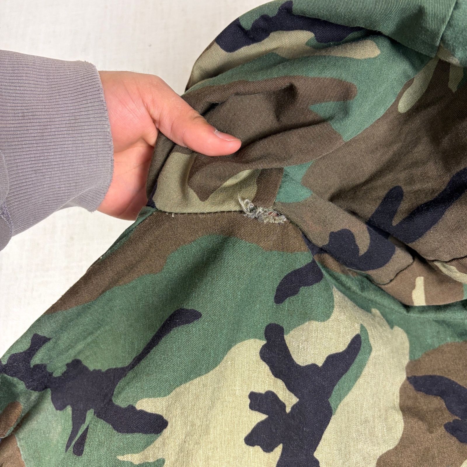 Other Vintage Military Pullover Parka Army Camo Medium Jacket Size US M / EU 48-50 / 2 - 8 Thumbnail