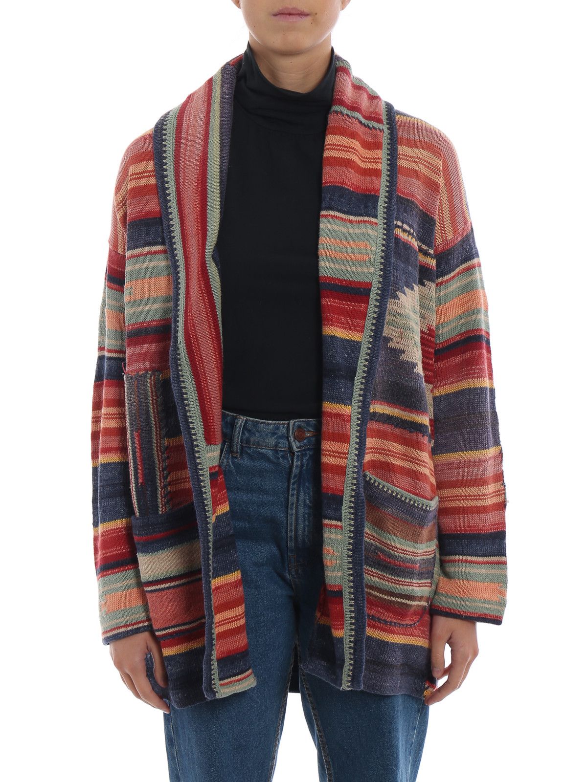 Ralph Lauren POLO RALPH LAUREN Multicolour linen cotton silk cardigan Size S / US 4 / IT 40 - 3 Thumbnail