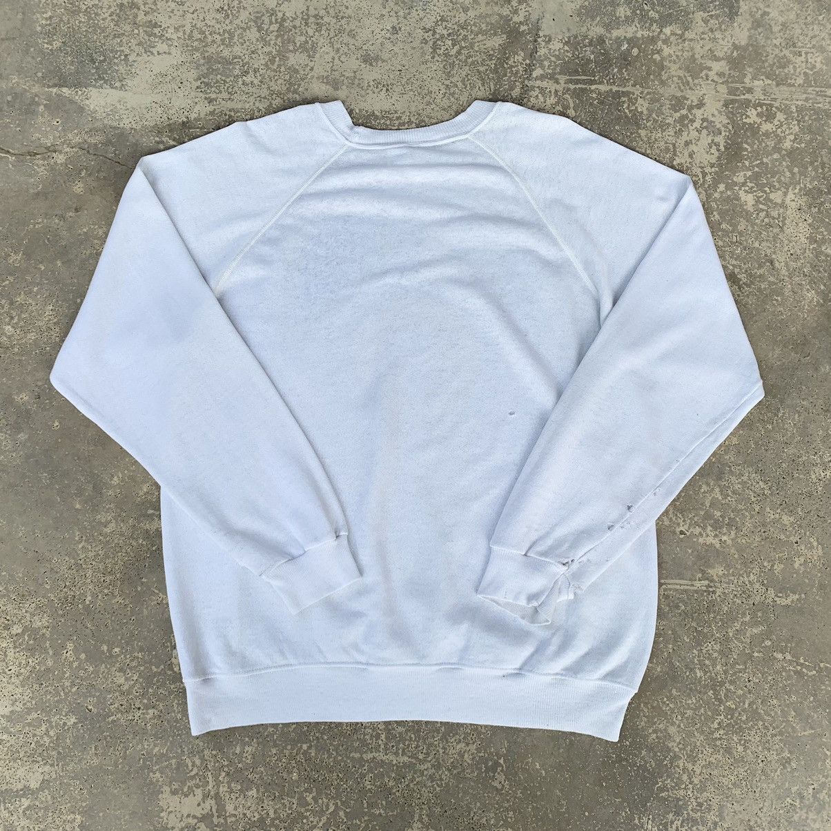 Hanes × Vintage Rare! Vintage 80s Distressed Hanes North Carolina University Size US L / EU 52-54 / 3 - 3 Thumbnail