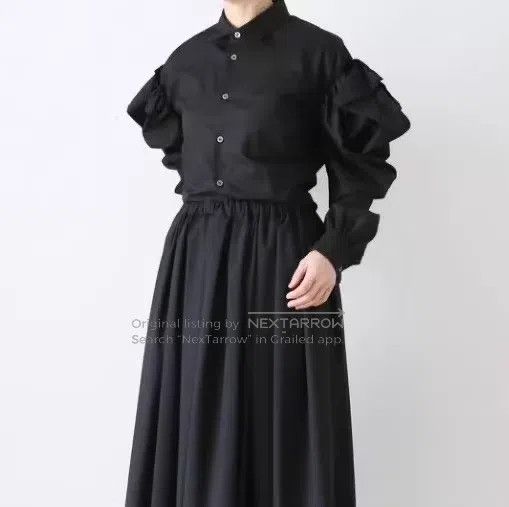 Comme des Garcons Comme Des Garcons Pleated pure cotton shirt Size S / US 4 / IT 40 - 3 Thumbnail