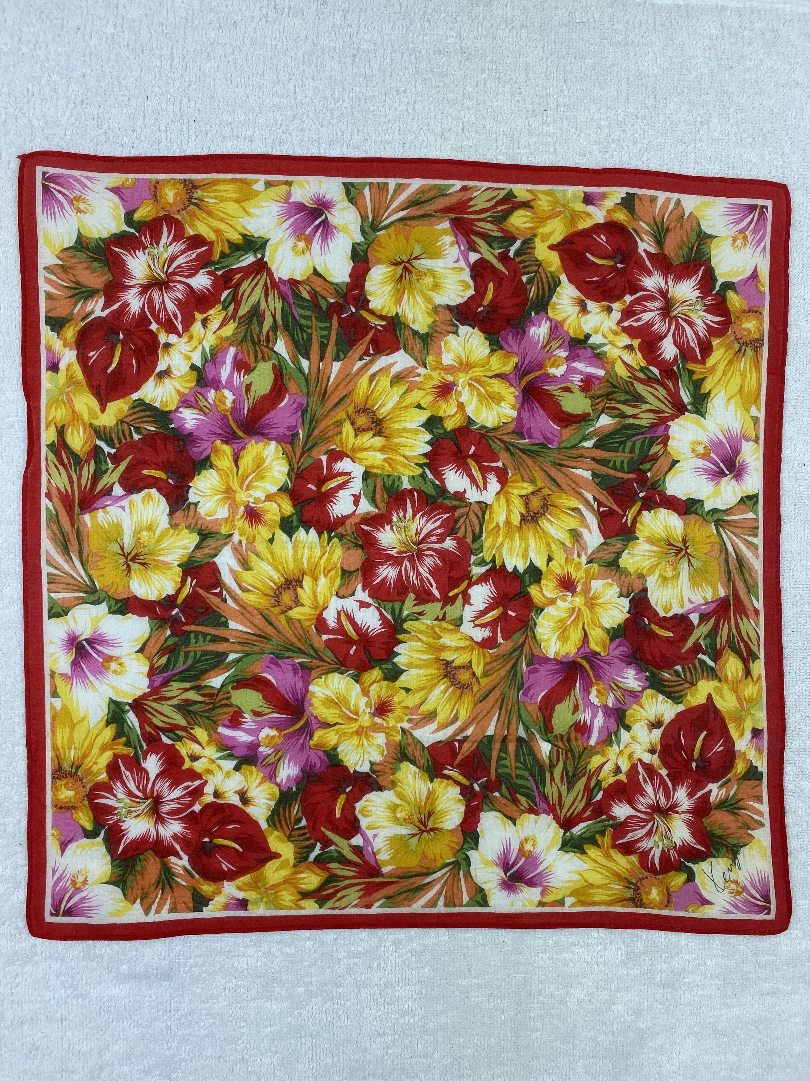 Kenzo × Vintage Kenzo Handkerchief / Bandana / Neckerchief Size ONE SIZE - 3 Thumbnail