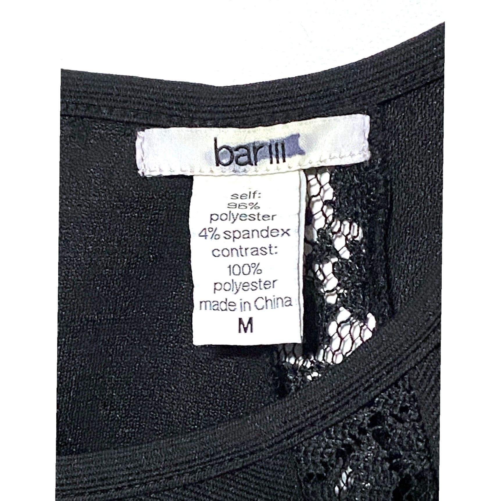 Bar III Bar III Lace Peekaboo Waist LBD Women M Whimsigoth Grunge Emo Dress Size M / US 6-8 / IT 42-44 - 5 Thumbnail