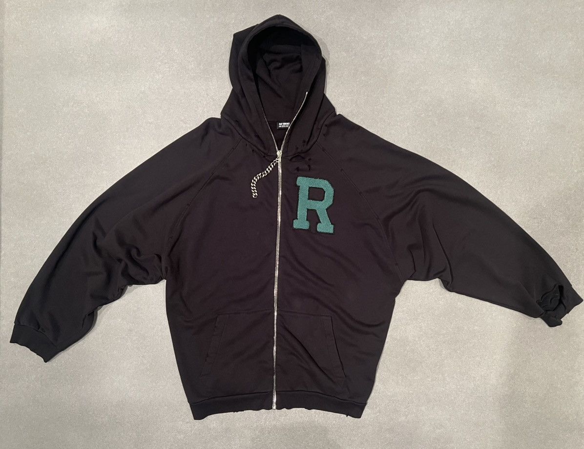 Raf Simons × Vintage SS99 Raf Simons Kinetic Youth Cutout Zip Up