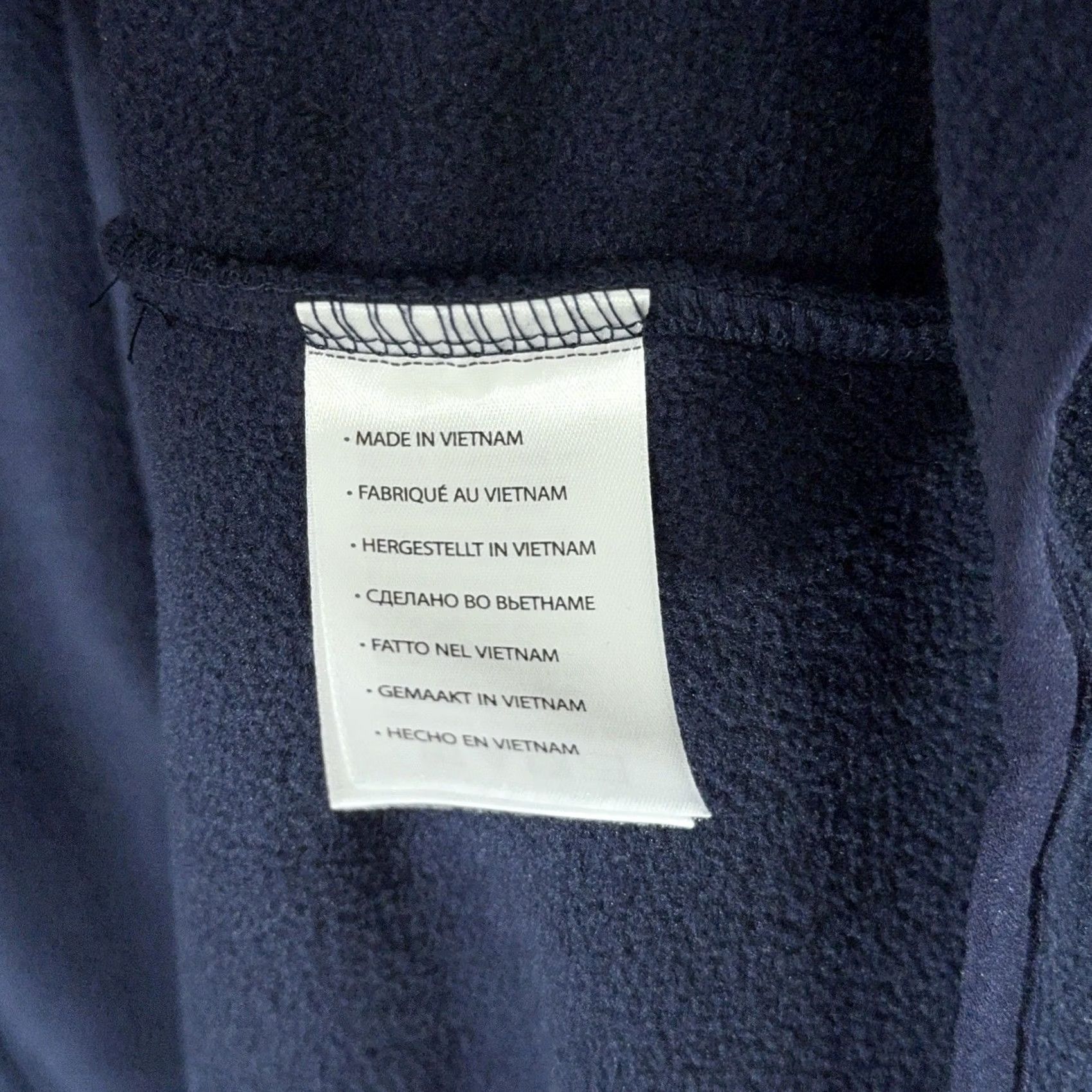 Vintage DXL Vest Mens 4XLT Tall Blue Full Zip Fleece Jacket Size US XXL / EU 58 / 5 - 4 Thumbnail