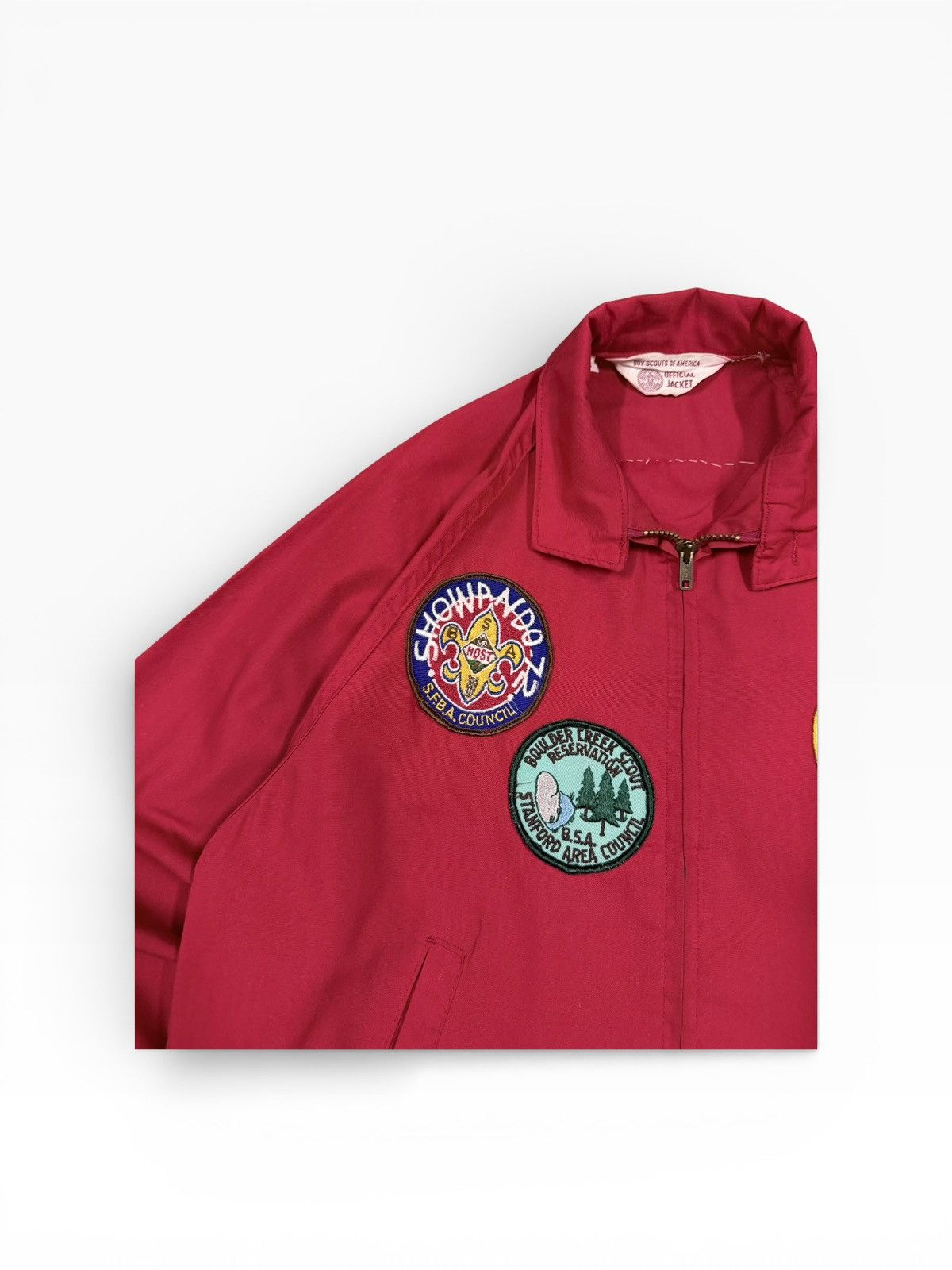 Vintage Vtg💥60’s Boys Scouts of America Patched Cotton Zipper Jacket Size US S / EU 44-46 / 1 - 8 Thumbnail