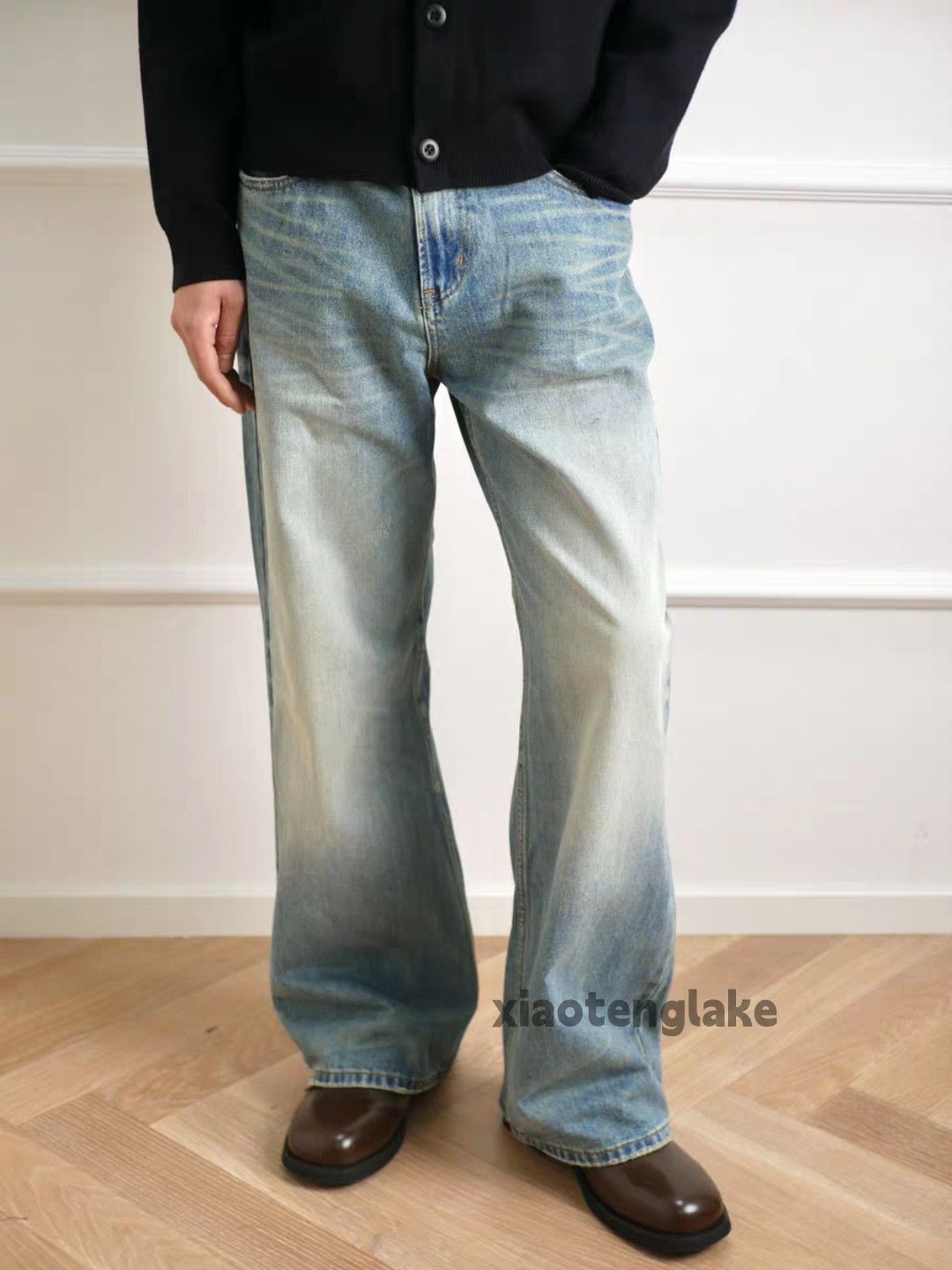 Jean ltx vintage washed faded cleanfit loose baggy jeans Size US 32 / EU 48 - 5 Thumbnail