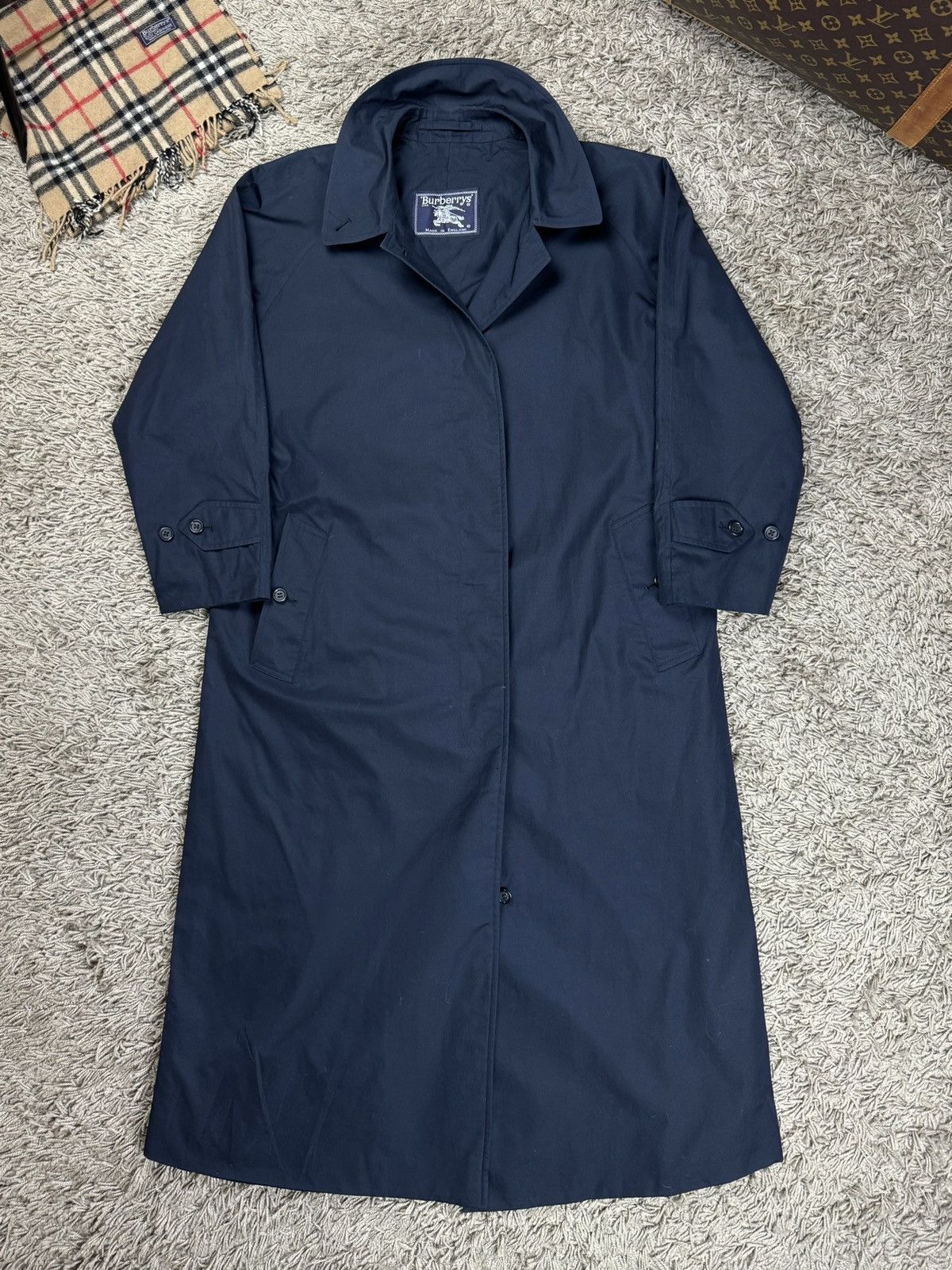 Burberry × Vintage Vintage trench coat Burberry original luxury streetwear item Size S / US 4 / IT 40 - 2 Thumbnail