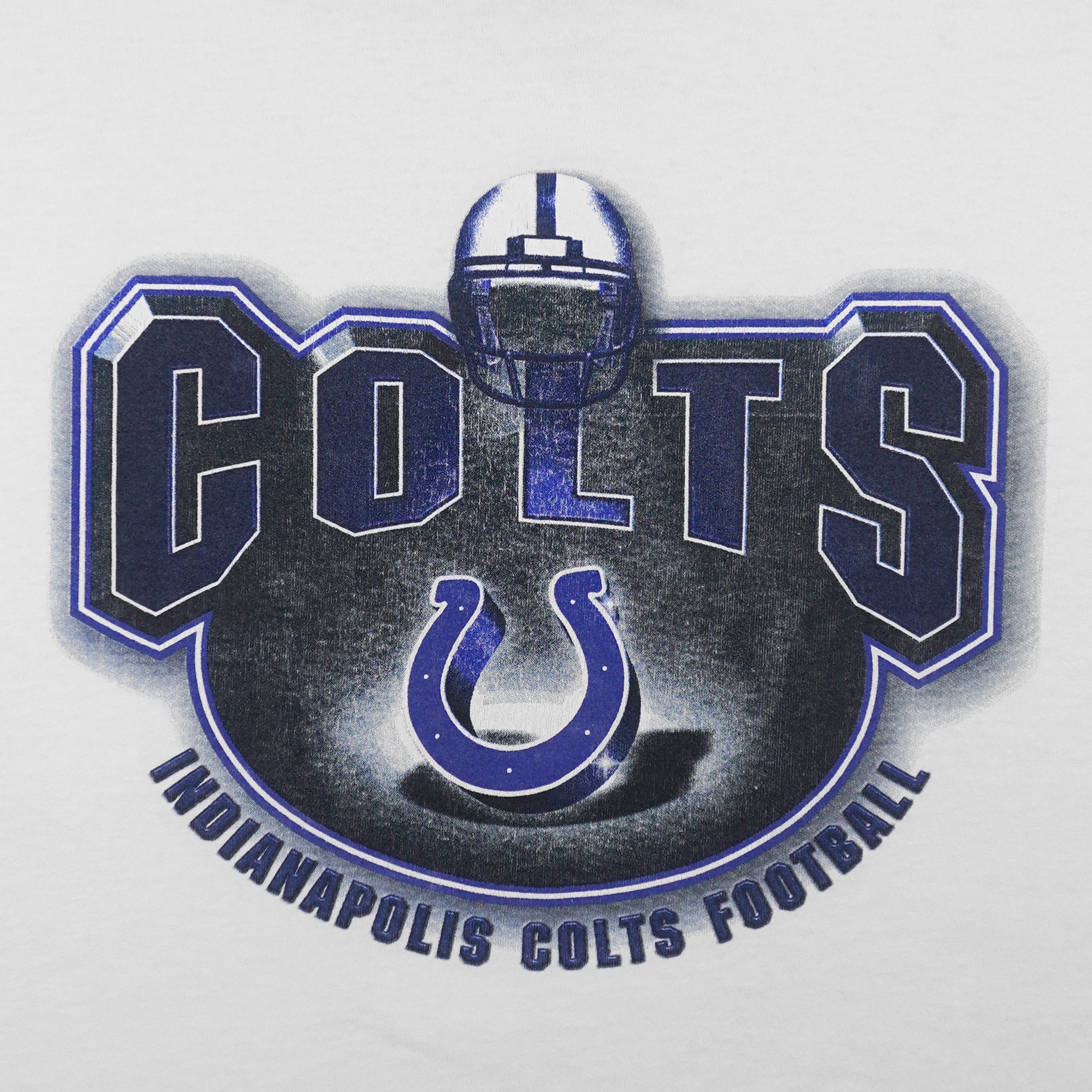 Champion NFL - Indianapolis Colts Spell-Out T-Shirt 1990s Size US XL / EU 56 / 4 - 3 Thumbnail