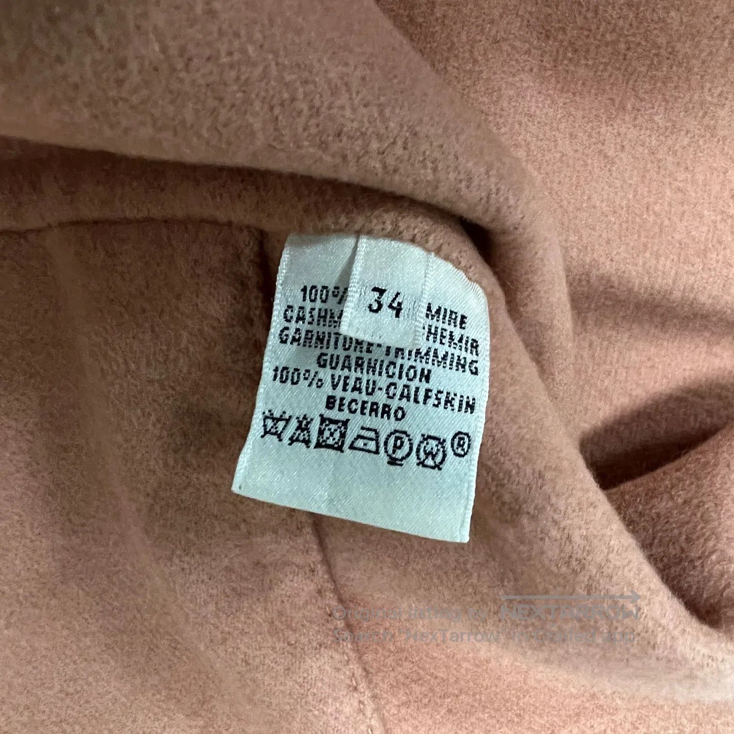 Hermes Hermes size 34 Goat hair round-neck silhouette coat| Size S / US 4 / IT 40 - 6 Thumbnail