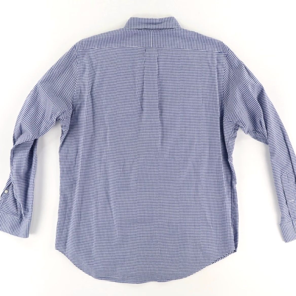 Ralph Lauren Ralph Lauren Dress Cotton Check Long Sleeve Button Down Shirt Blue Men's L Size 42R - 4 Thumbnail