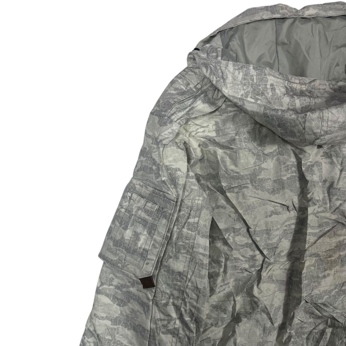 Vintage Kissmark Snowboard Ski Jacket Grey Camo Hooded Technical Size US S / EU 44-46 / 1 - 8 Thumbnail