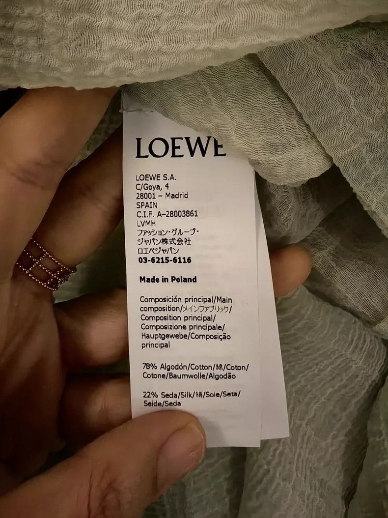 LOEWE A mint green dress